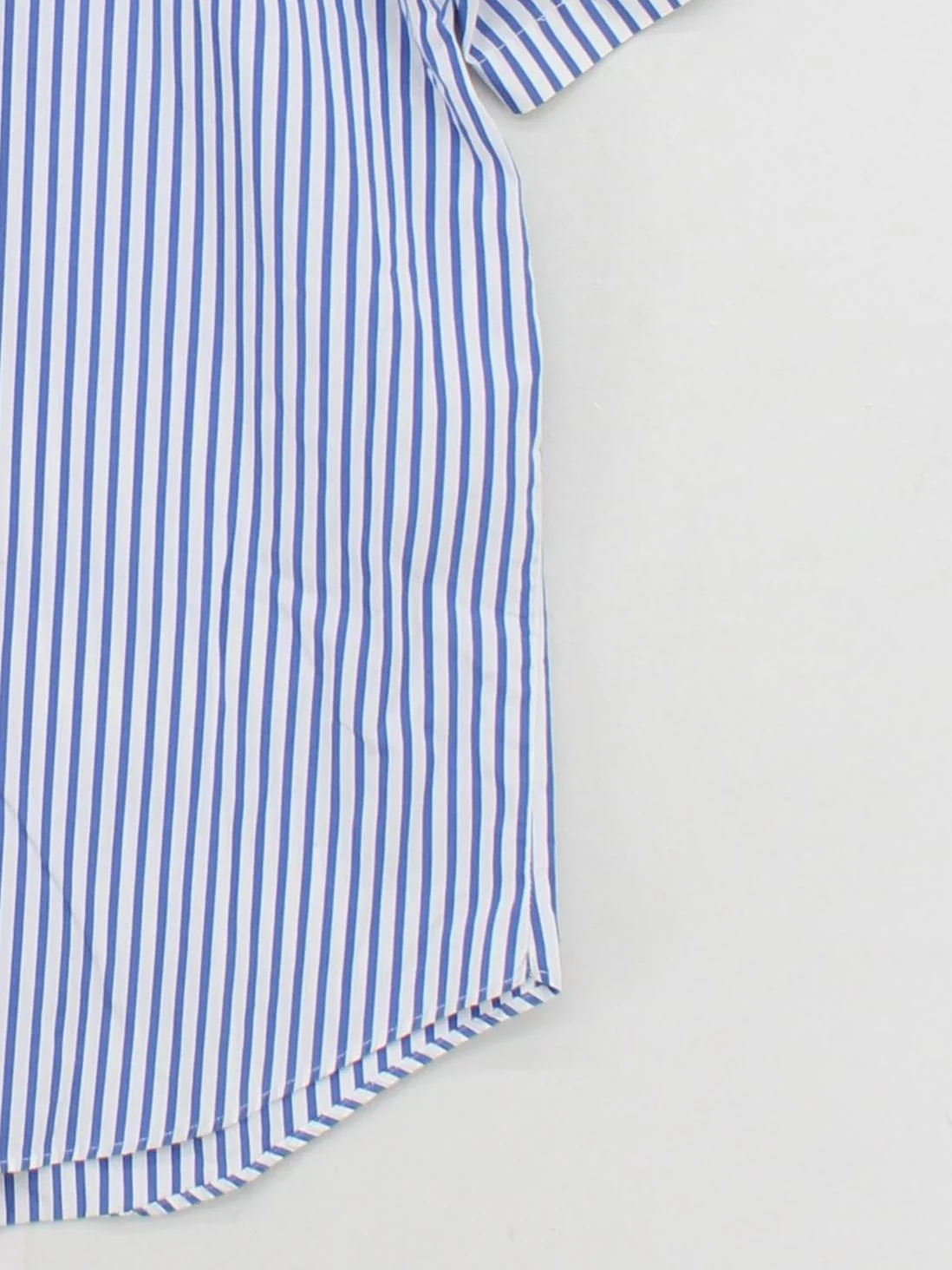 Ralph Lauren Men's Shirt XL Blue Striped 100% Cotton Basic - Image 4