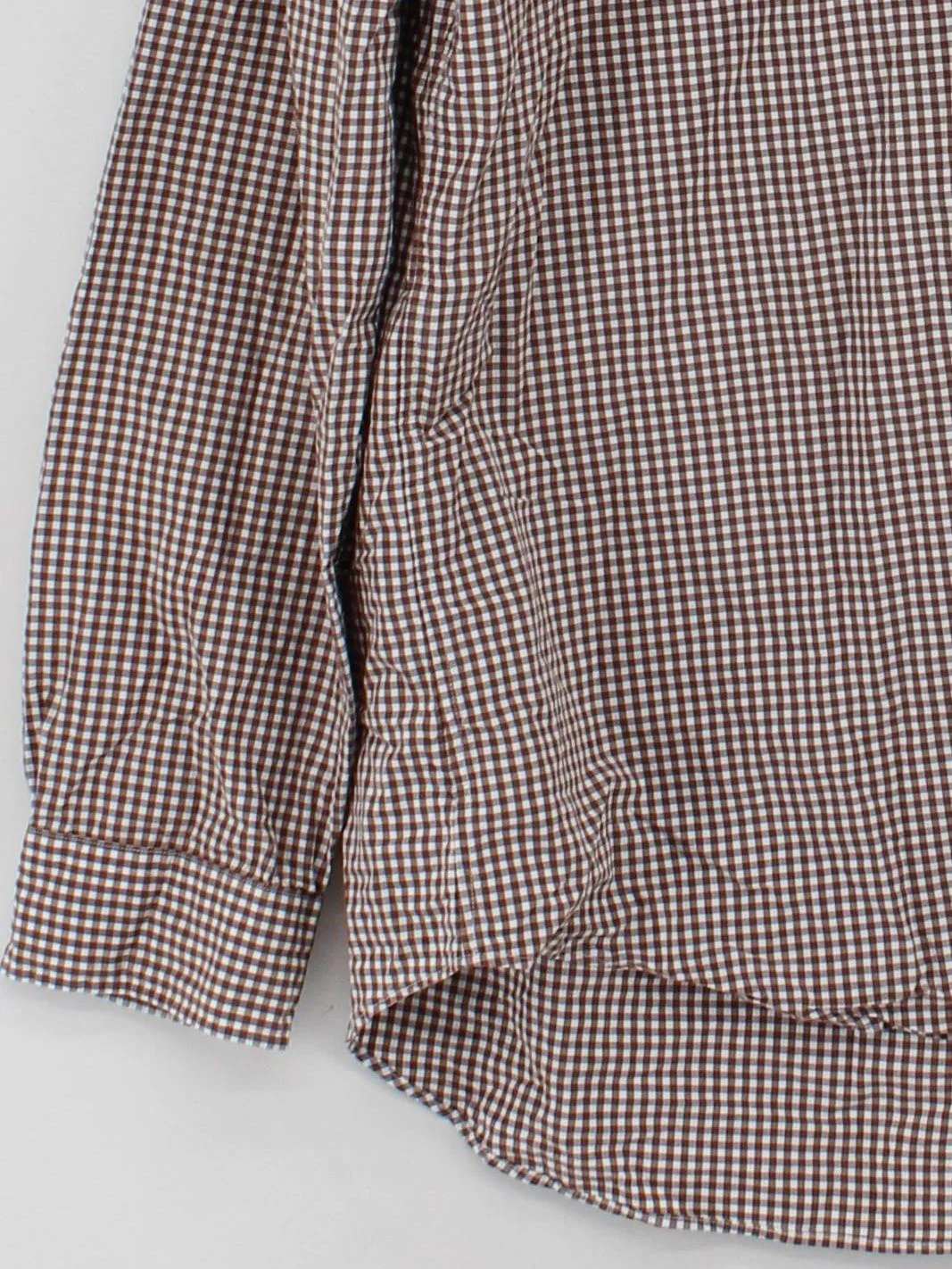 Ralph Lauren Men's Shirt XL Brown Checkered 100% Cotton Basic - Image 4