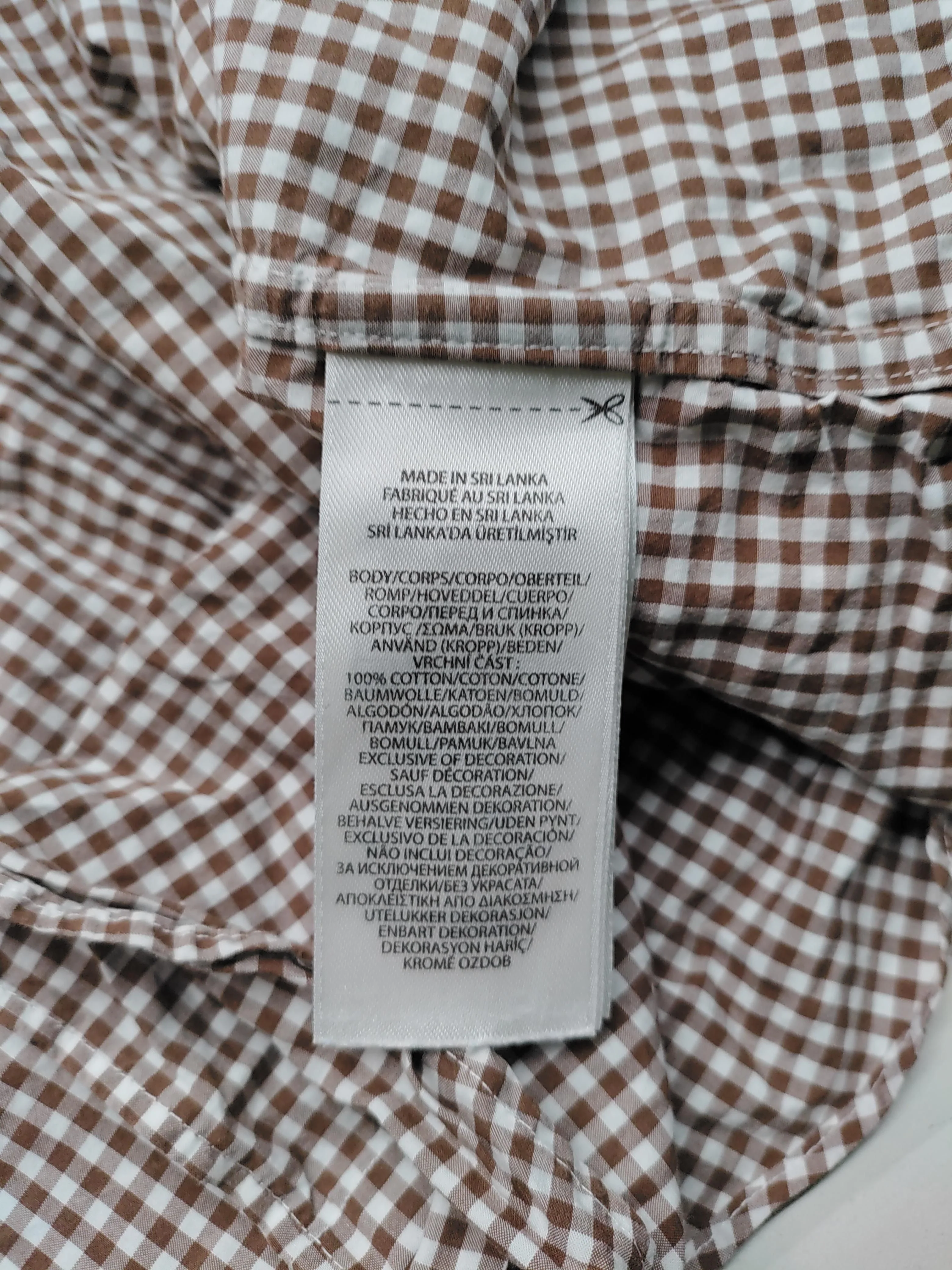 Ralph Lauren Men's Shirt XL Brown Checkered 100% Cotton Basic - Image 6