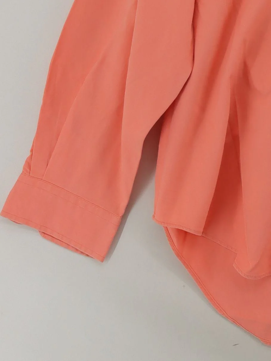 Ralph Lauren Men's Shirt XL Orange 100% Cotton Basic - Image 4