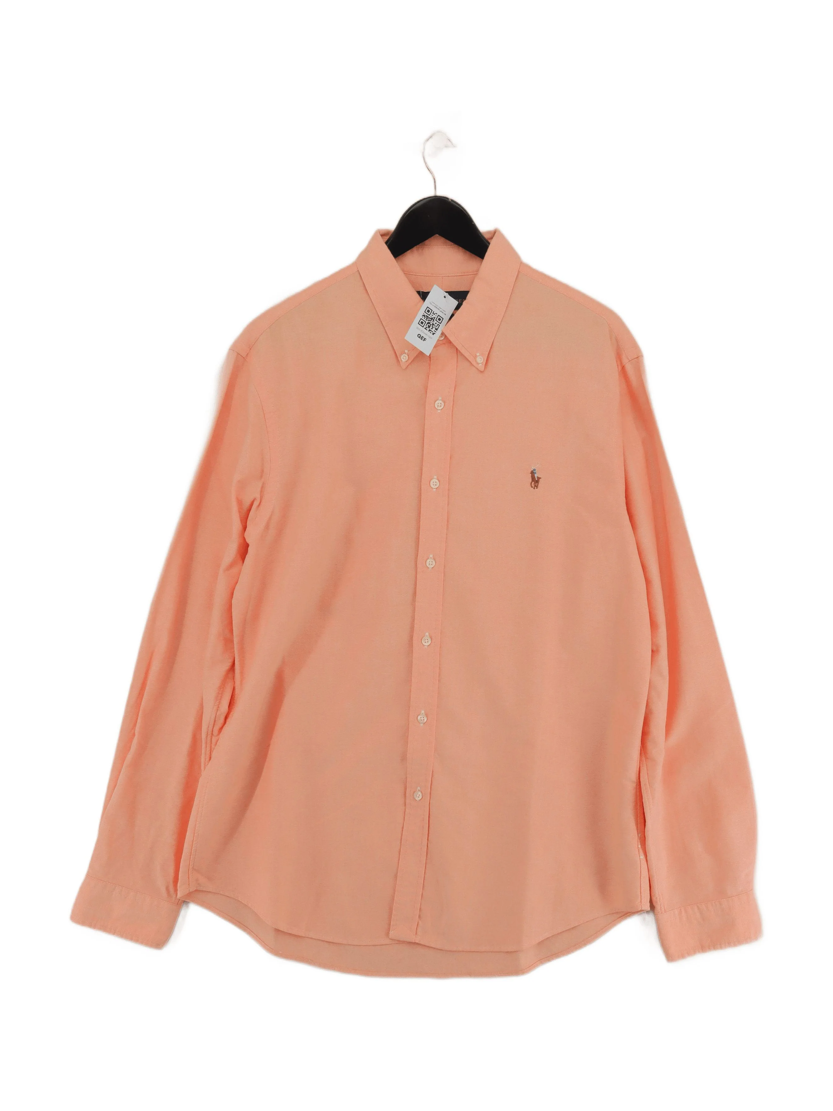 Ralph Lauren Men's Shirt XL Orange 100% Other Basic
