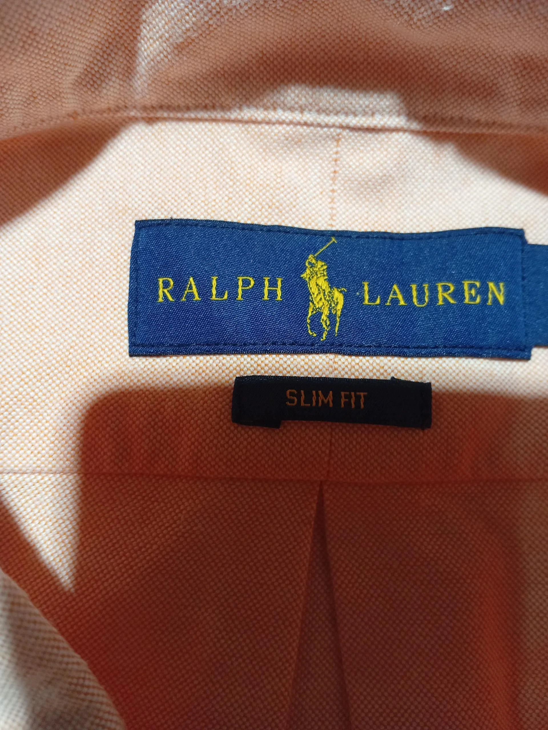 Ralph Lauren Men's Shirt XL Orange 100% Other Basic - Image 5