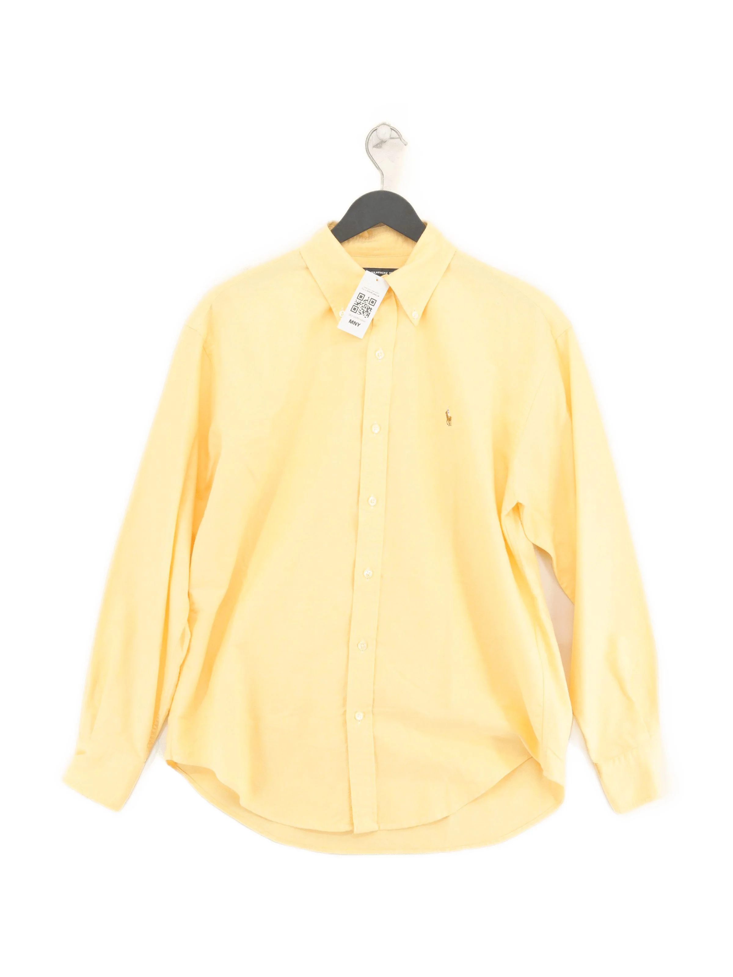 Ralph Lauren Men's Shirt XL Yellow 100% Cotton Basic