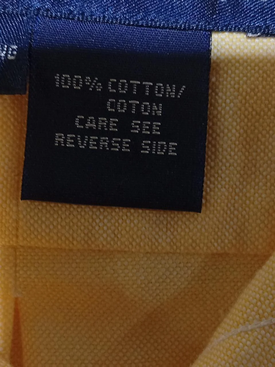 Ralph Lauren Men's Shirt XL Yellow 100% Cotton Basic - Image 6