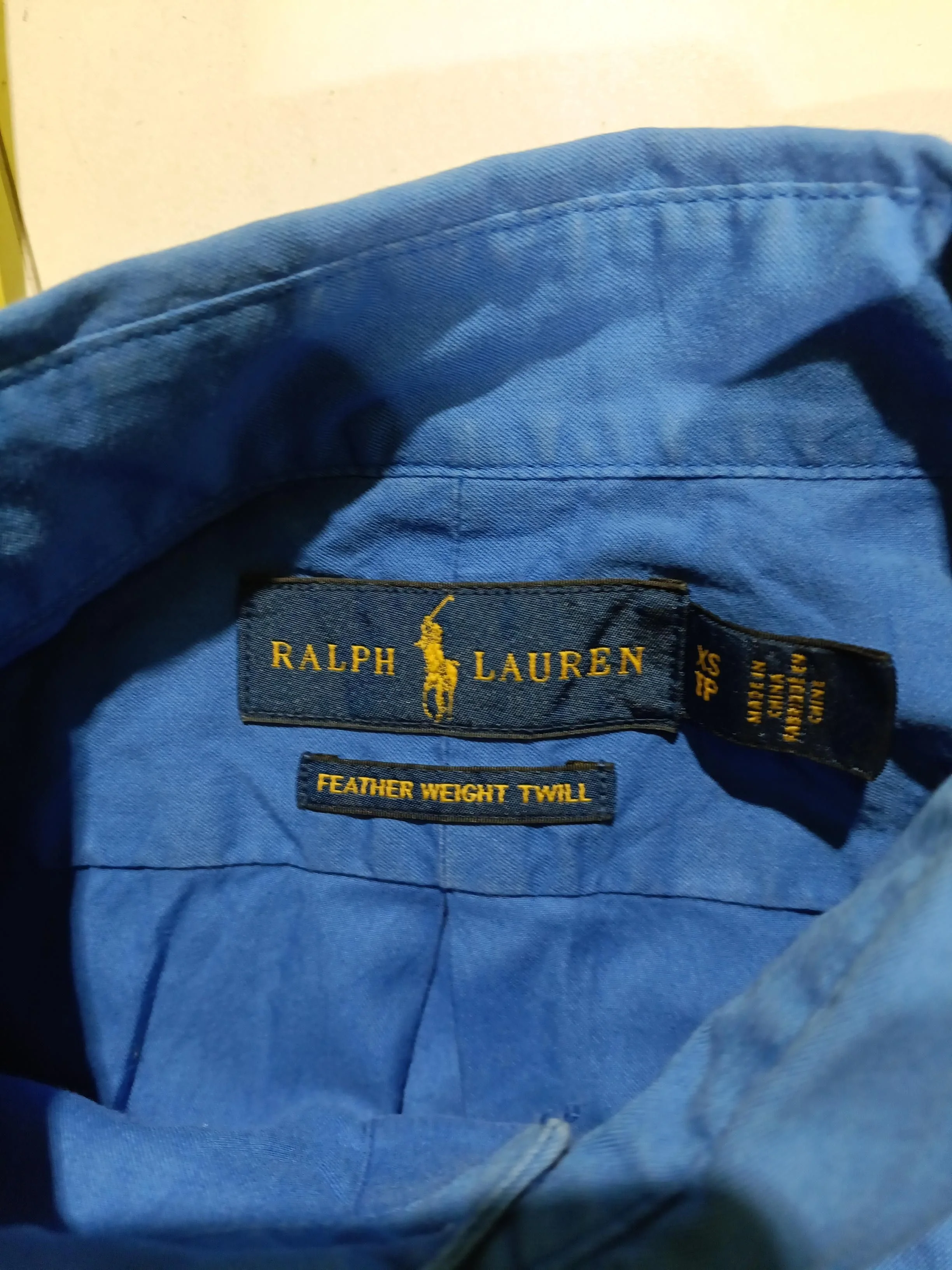 Ralph Lauren Men's Shirt XS Blue 100% Cotton Basic - Image 7