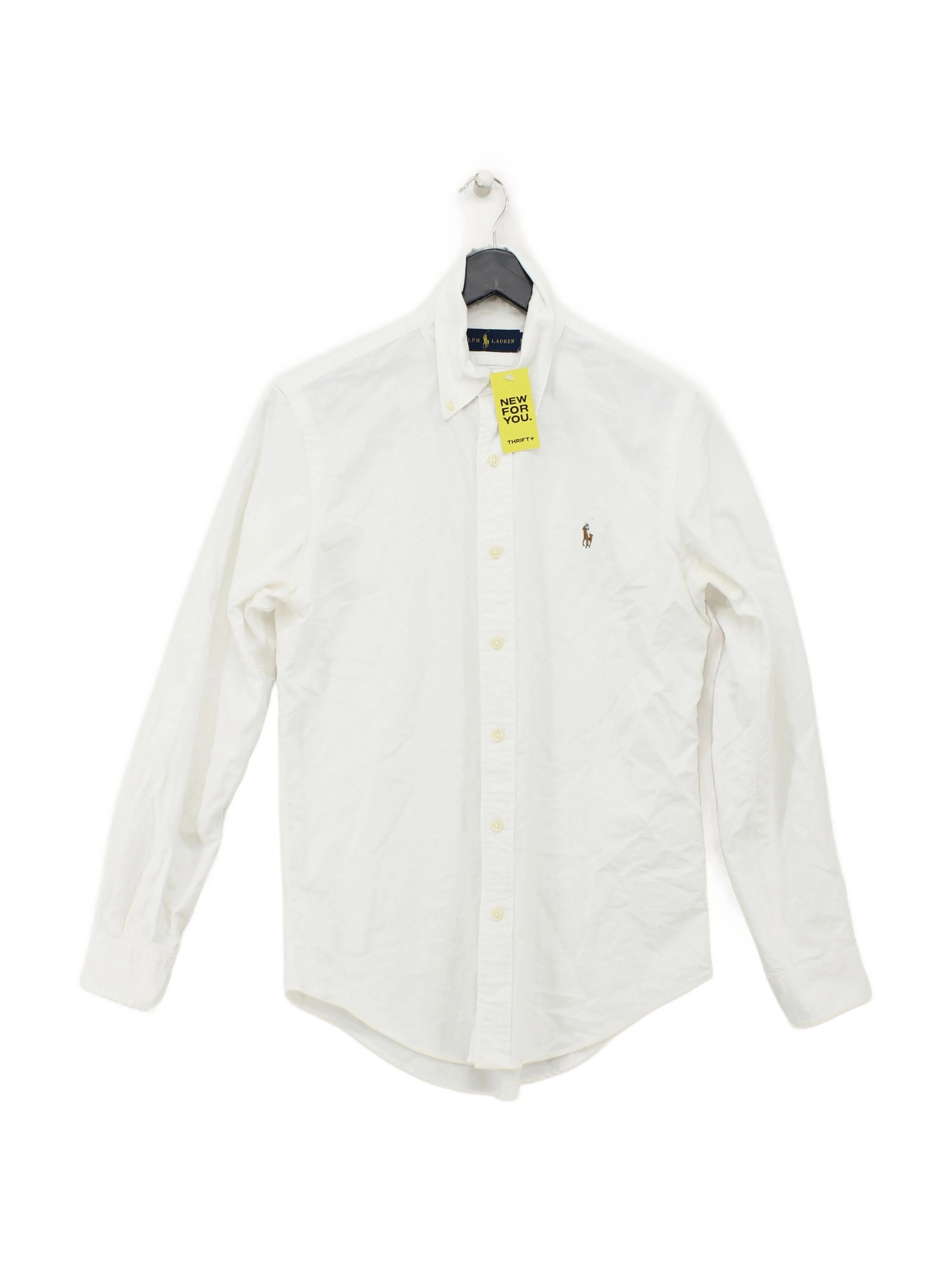Ralph Lauren Men's Shirt XS White 100% Cotton Basic