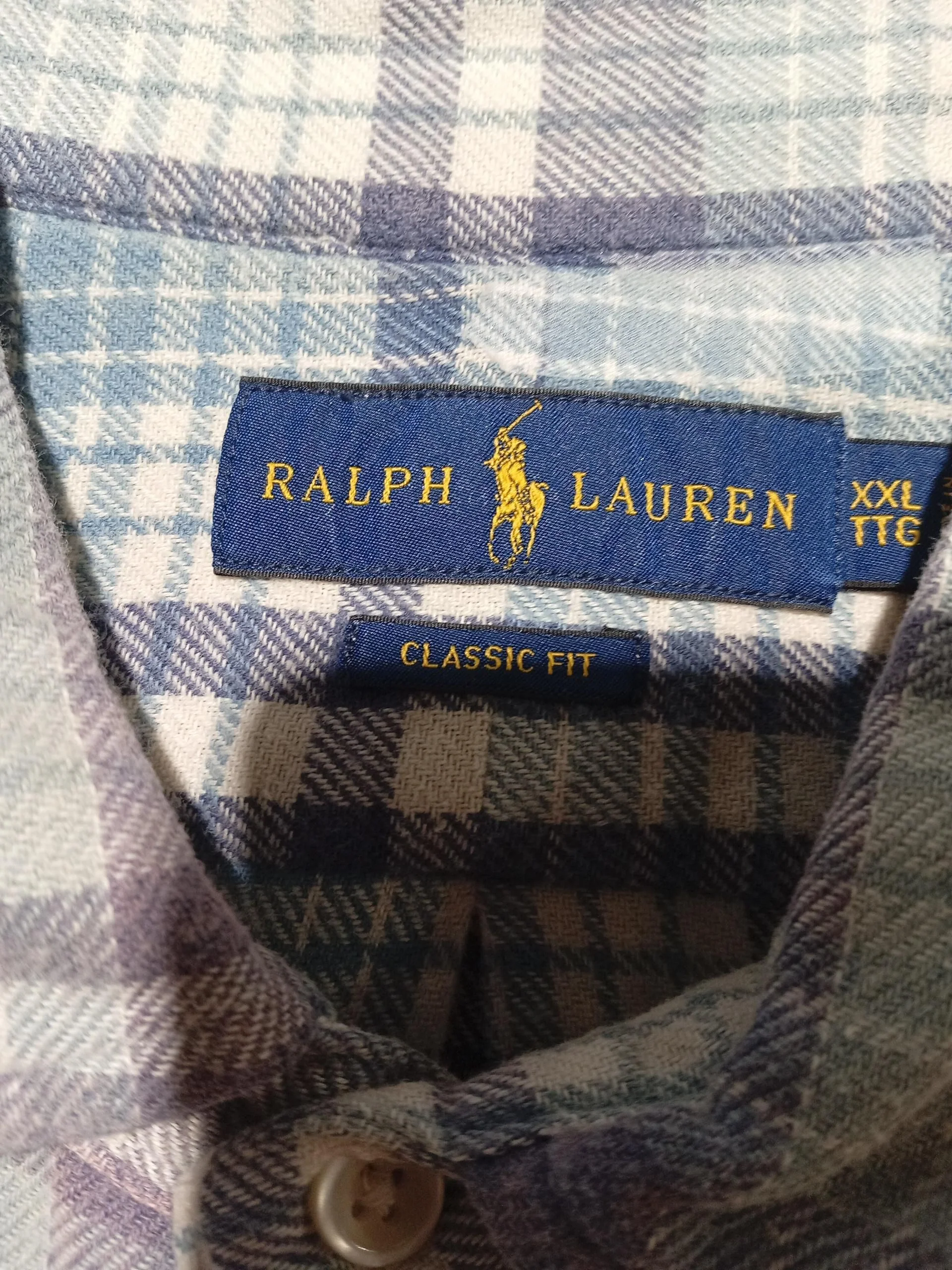 Ralph Lauren Men's Shirt XXL Multi Checkered 100% Cotton Basic - Image 5
