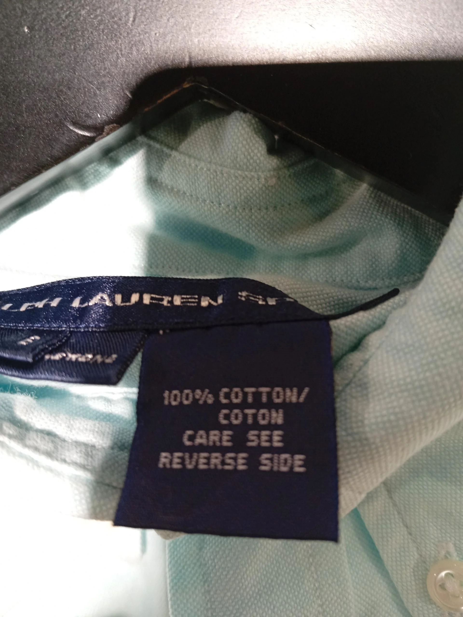 Ralph Lauren Men's Shirt XXXL Blue 100% Cotton Basic - Image 6