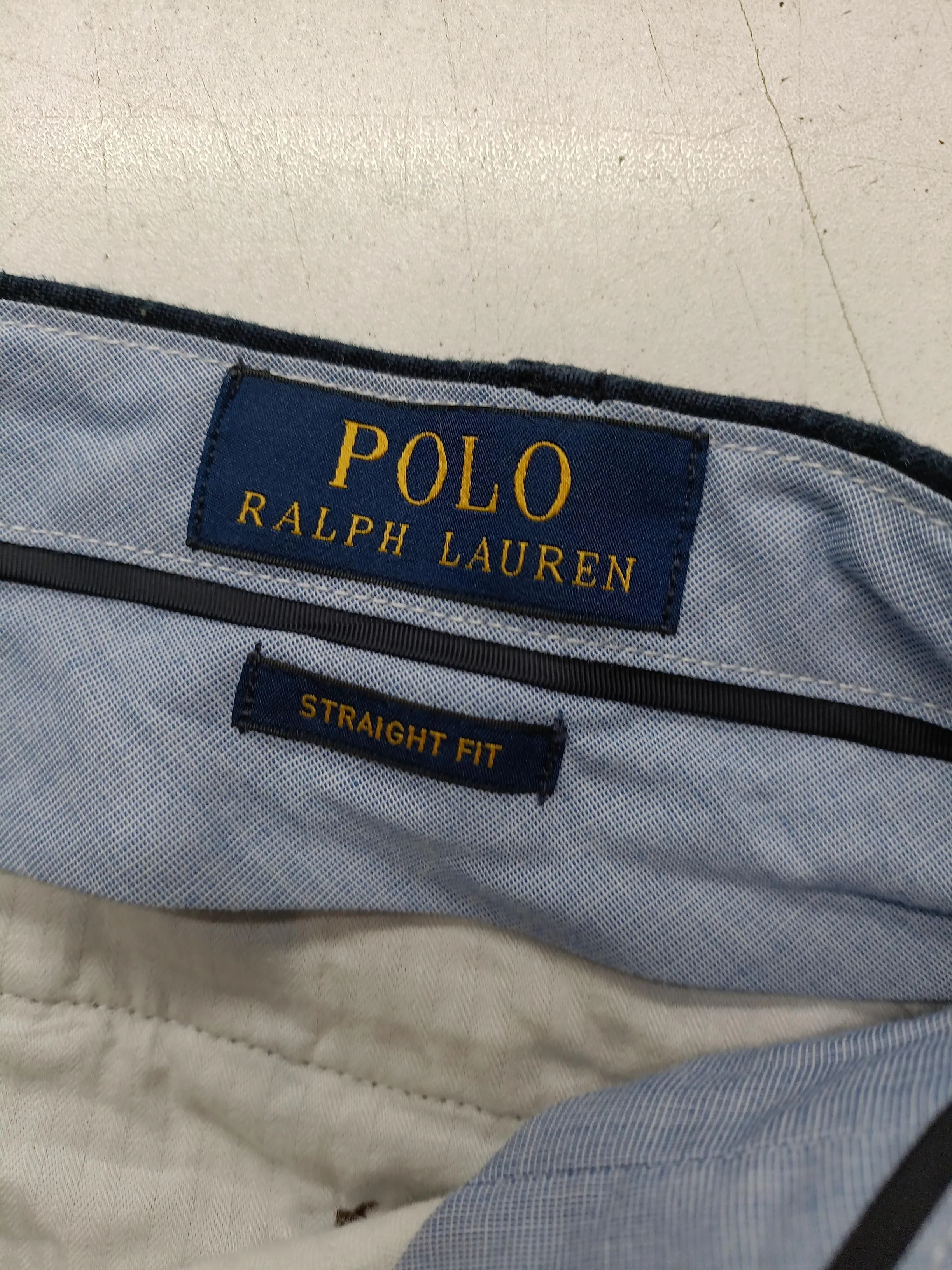 Ralph Lauren Men's Shorts W 32 in Blue 100% Linen Chino - Image 5