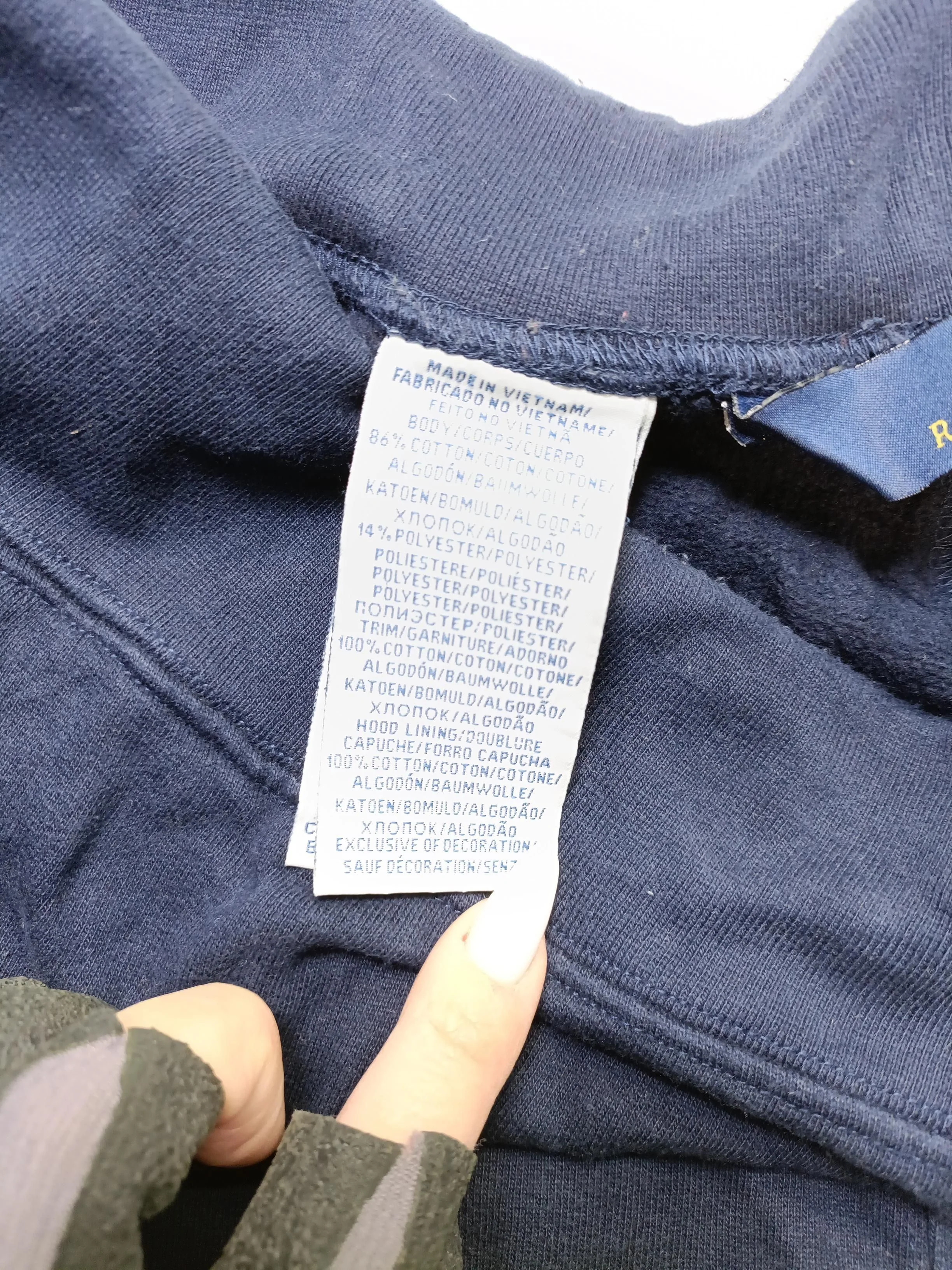 Ralph Lauren Men's Sports Bottoms L Blue Cotton with Polyester Sweatpants - Image 6