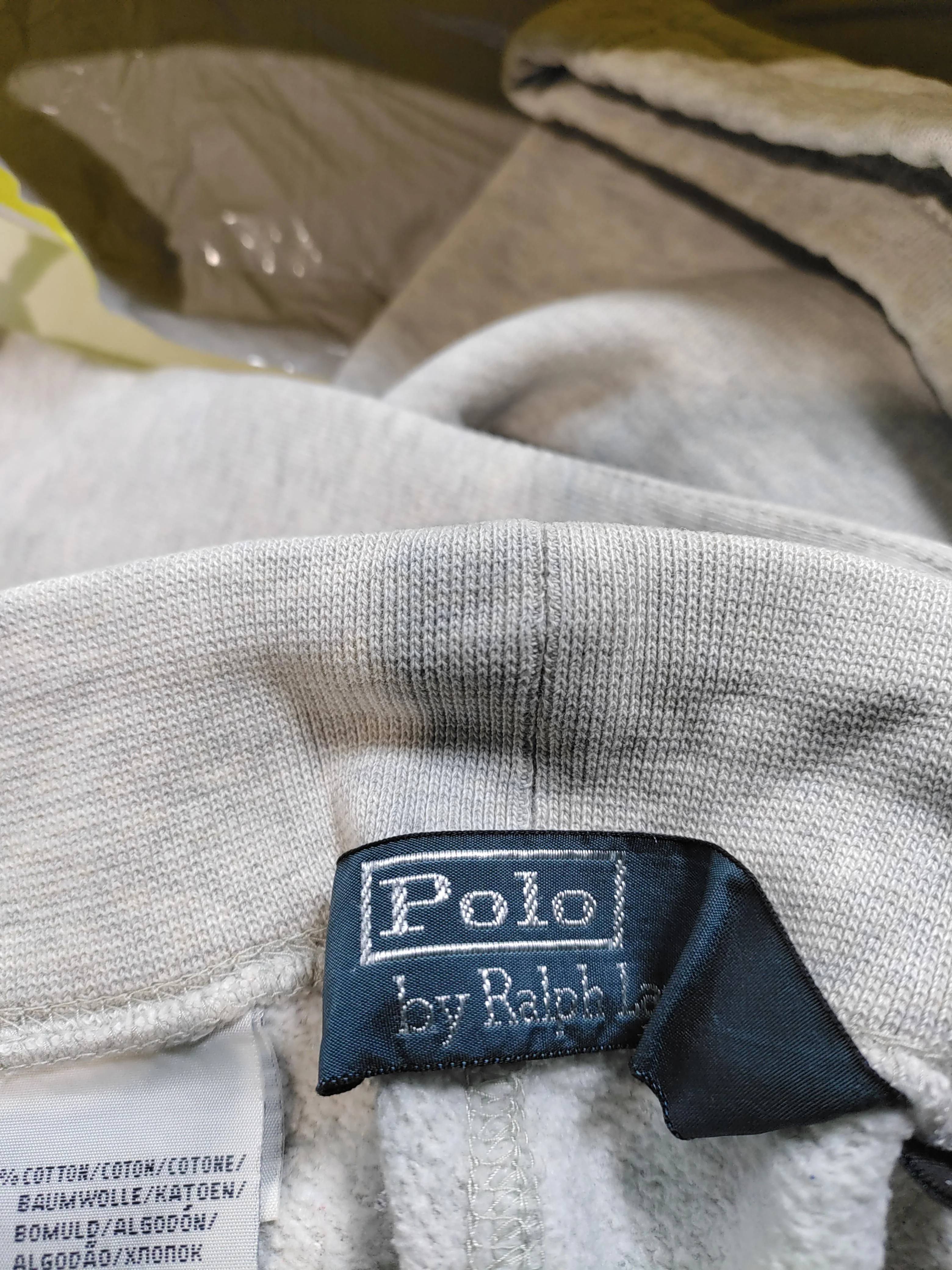 Ralph Lauren Men's Sports Bottoms S Grey Cotton with Polyester Sweatpants - Image 6