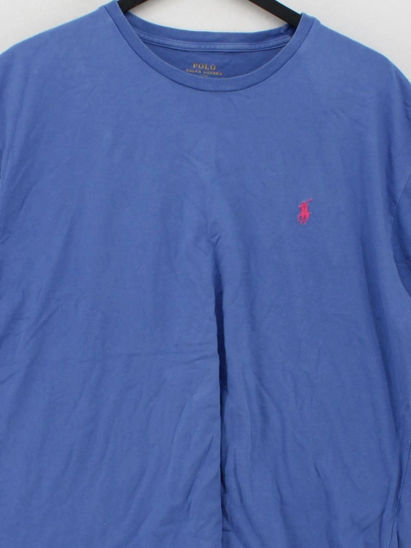 Ralph Lauren Men's T-Shirt L Blue 100% Cotton Basic - Image 3