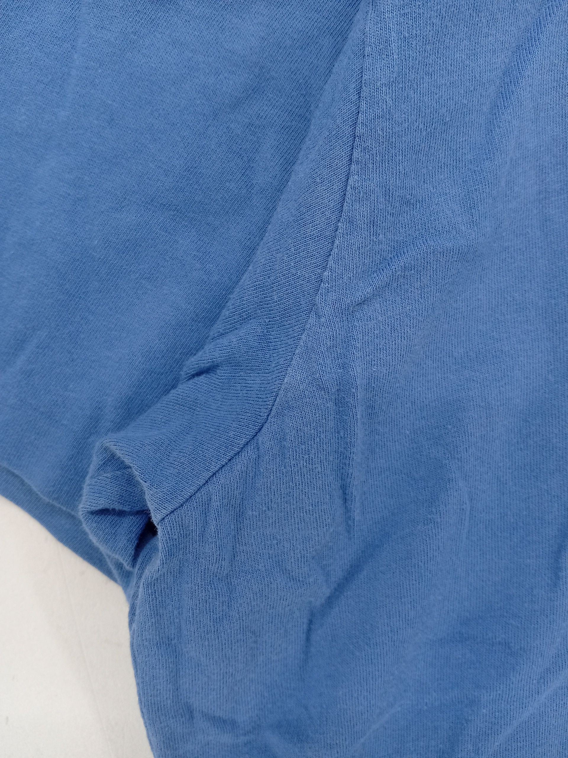 Ralph Lauren Men's T-Shirt L Blue 100% Cotton Basic - Image 5