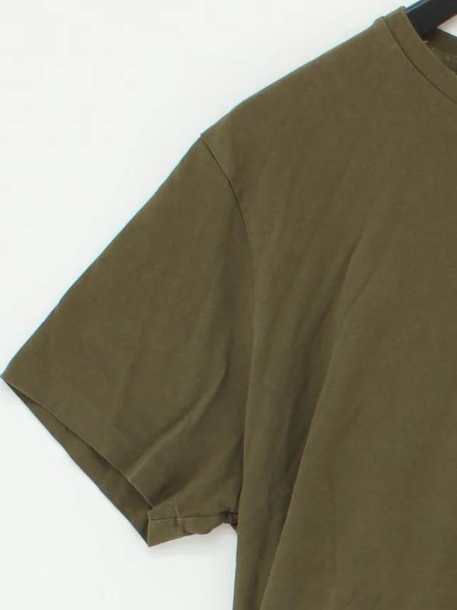 Ralph Lauren Men's T-Shirt L Green 100% Cotton Basic - Image 4