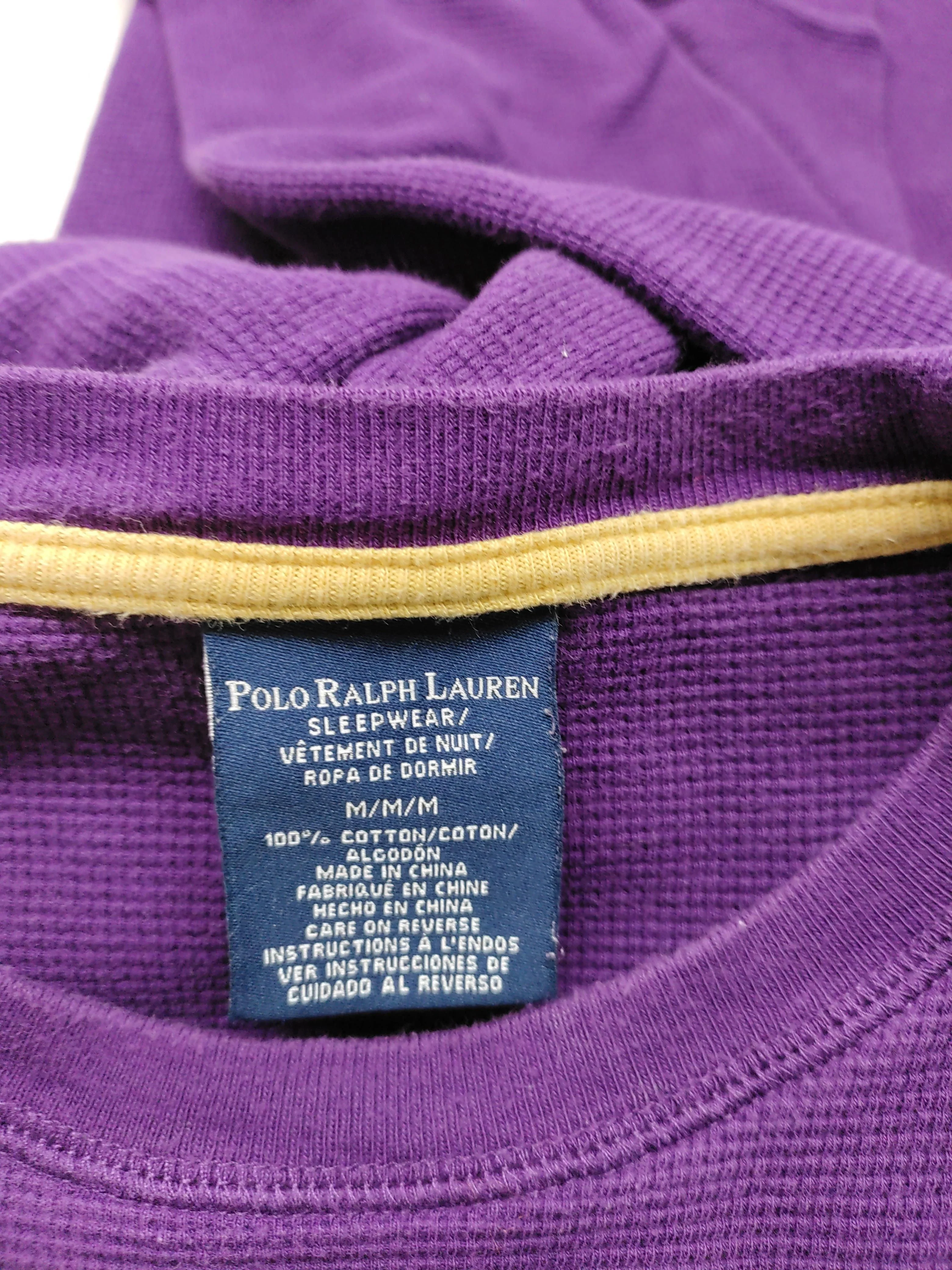 Ralph Lauren Men's T-Shirt M Purple 100% Cotton Basic - Image 5