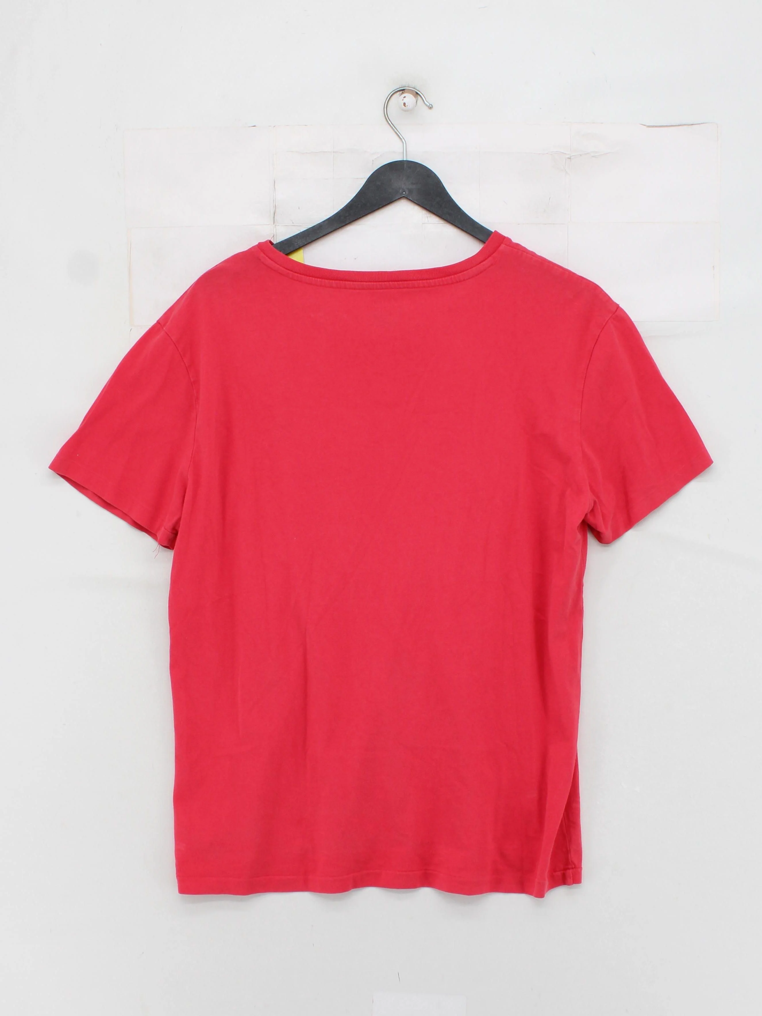 Ralph Lauren Men's T-Shirt M Red 100% Cotton Basic - Image 2