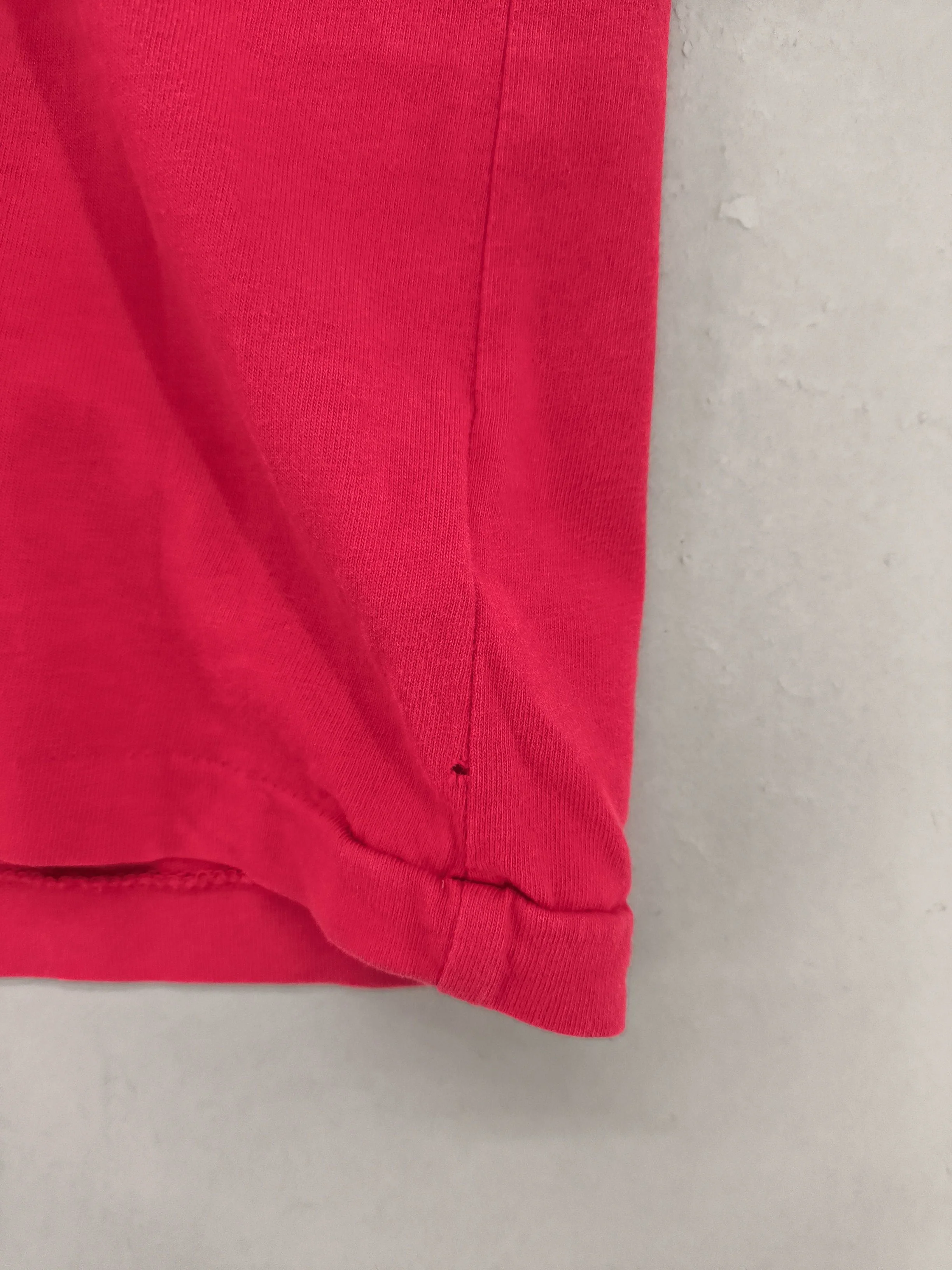 Ralph Lauren Men's T-Shirt M Red 100% Cotton Basic - Image 5