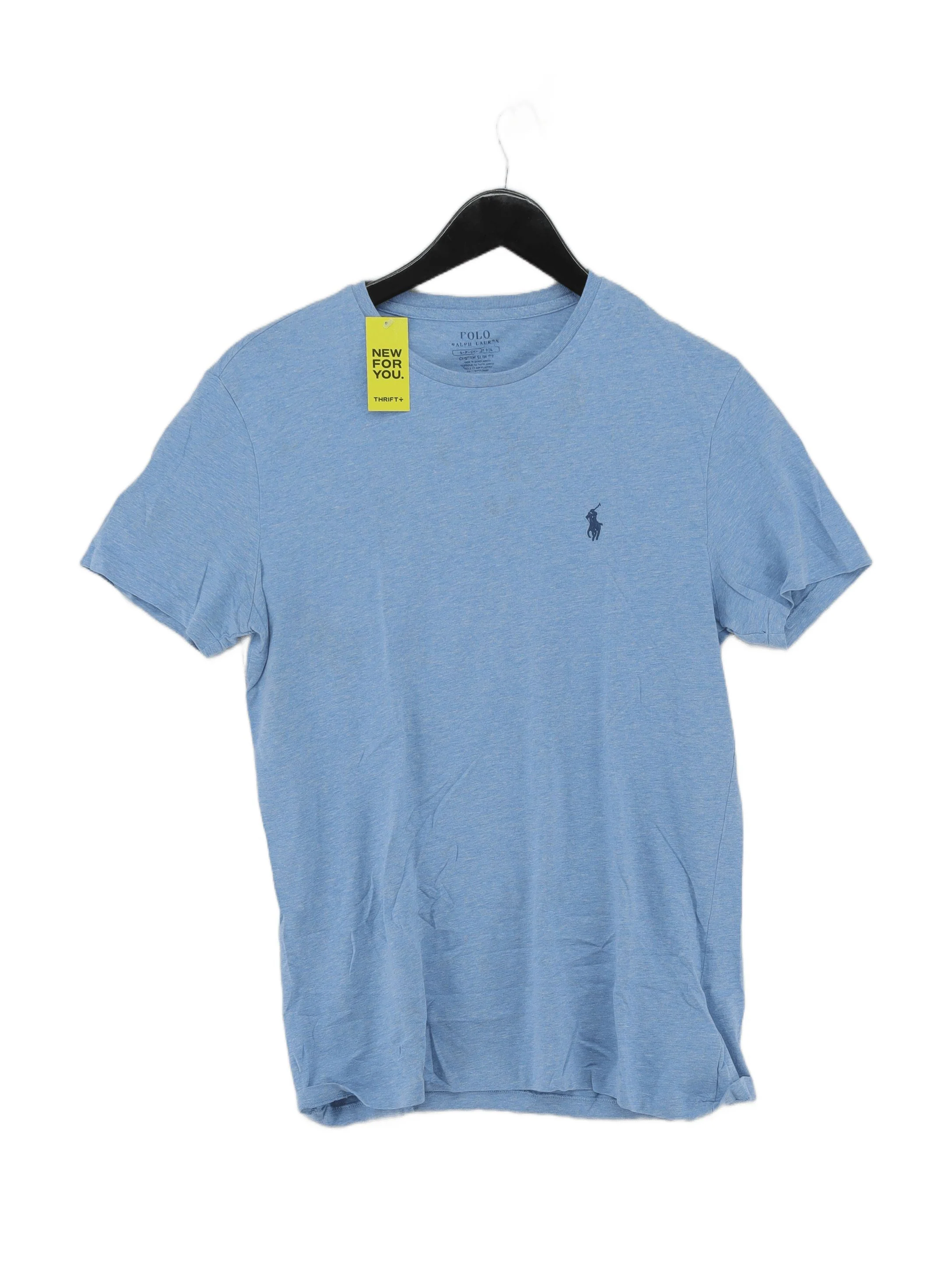 Ralph Lauren Men's T-Shirt S Blue 100% Cotton Basic