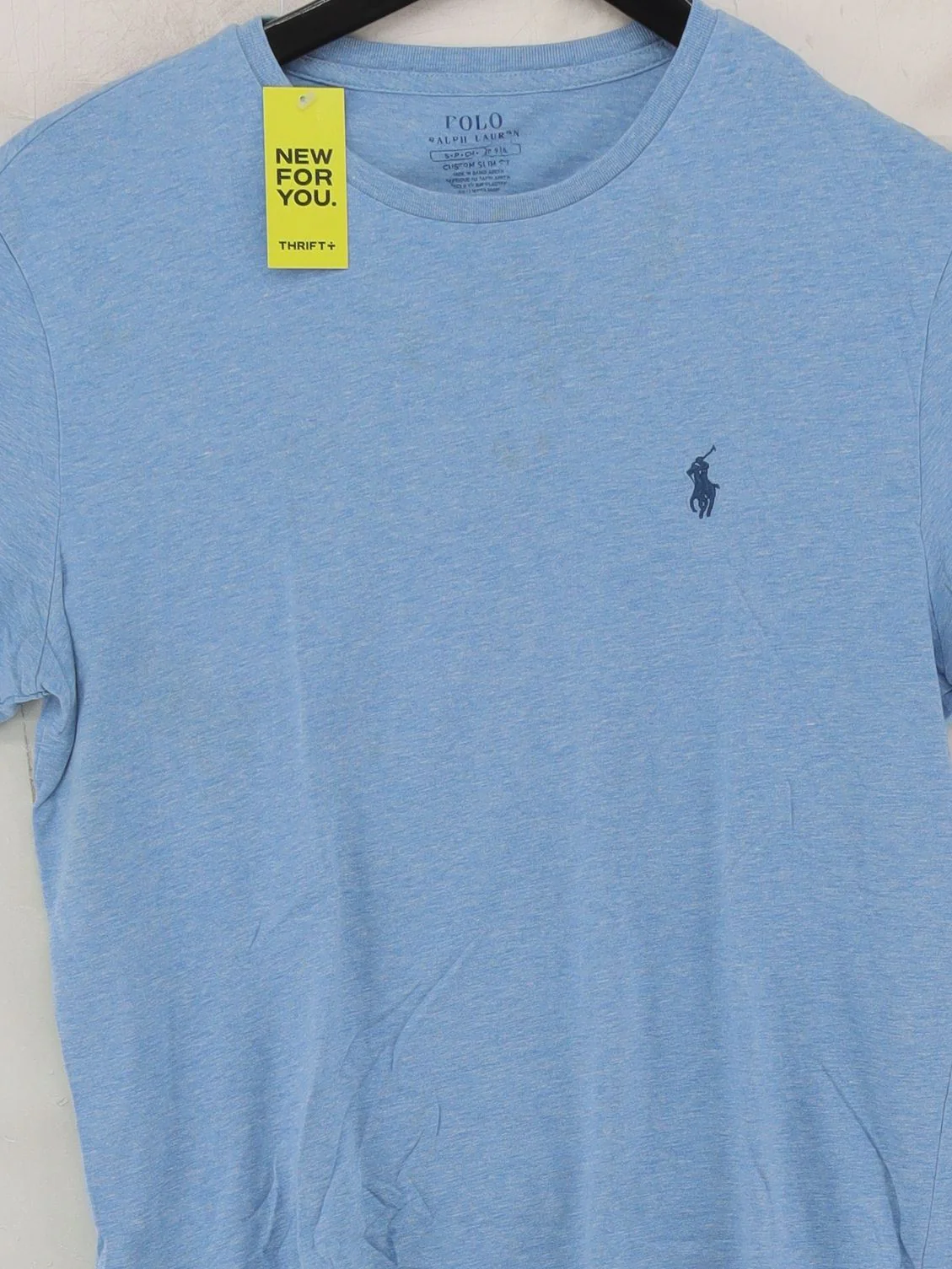 Ralph Lauren Men's T-Shirt S Blue 100% Cotton Basic - Image 3