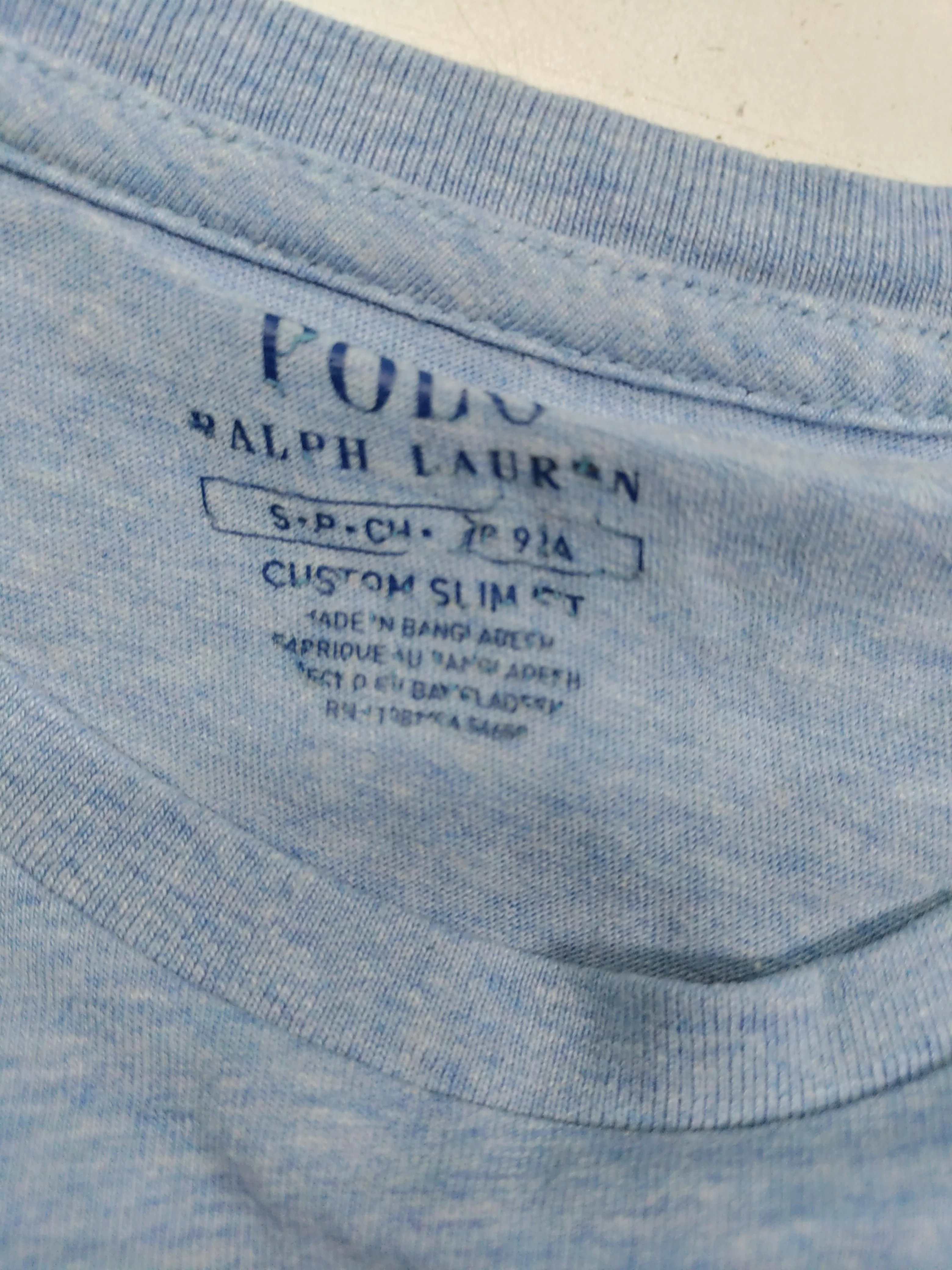 Ralph Lauren Men's T-Shirt S Blue 100% Cotton Basic - Image 6