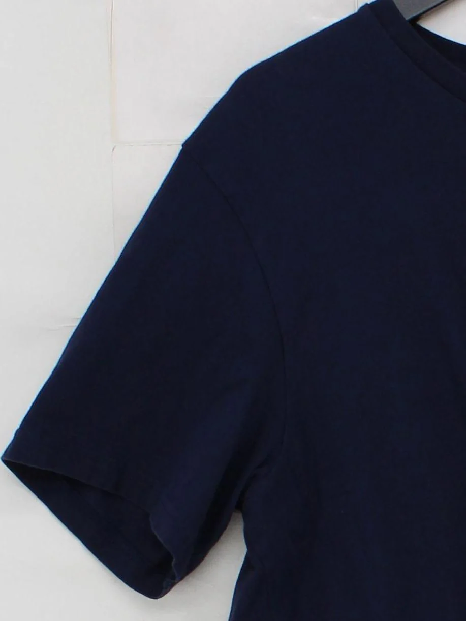 Ralph Lauren Men's T-Shirt XL Blue 100% Cotton Basic - Image 4