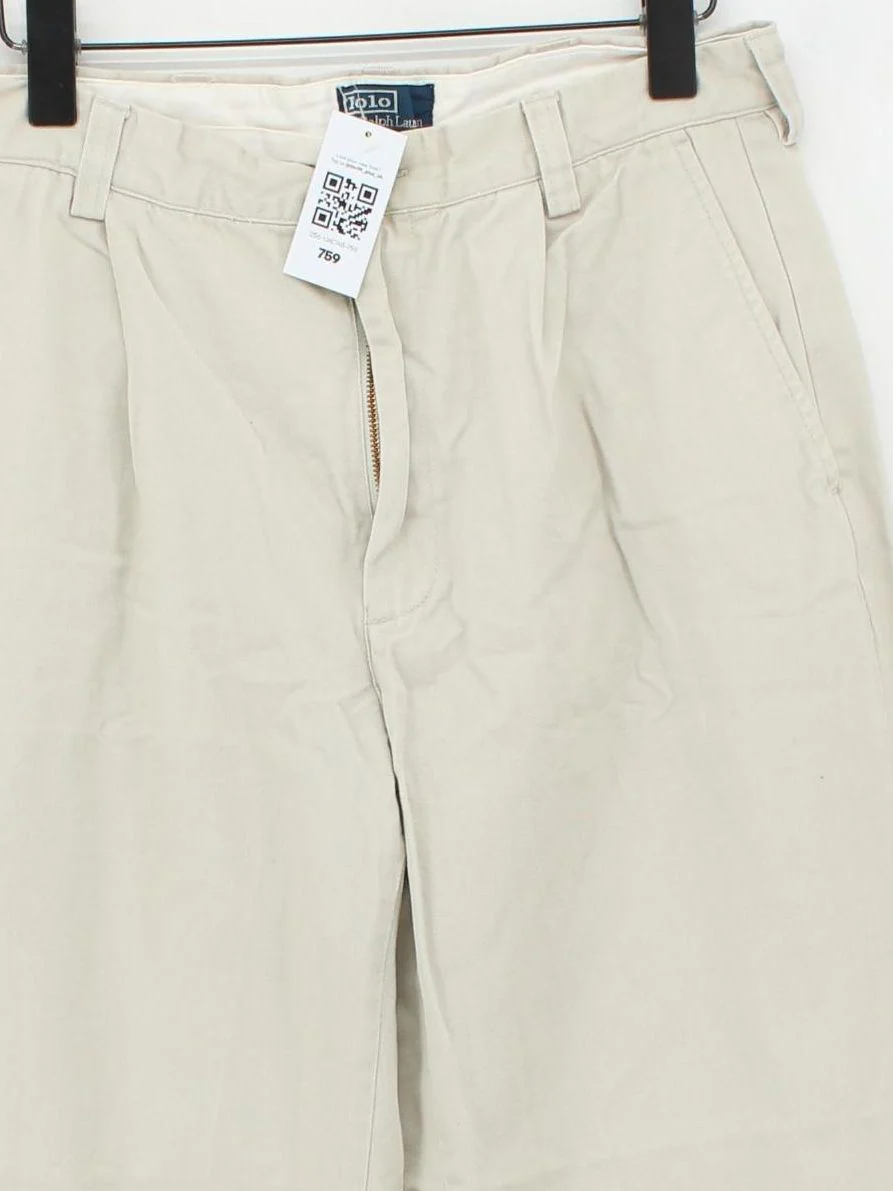 Ralph Lauren Men's Trousers L Cream 100% Cotton Straight Chino - Image 3