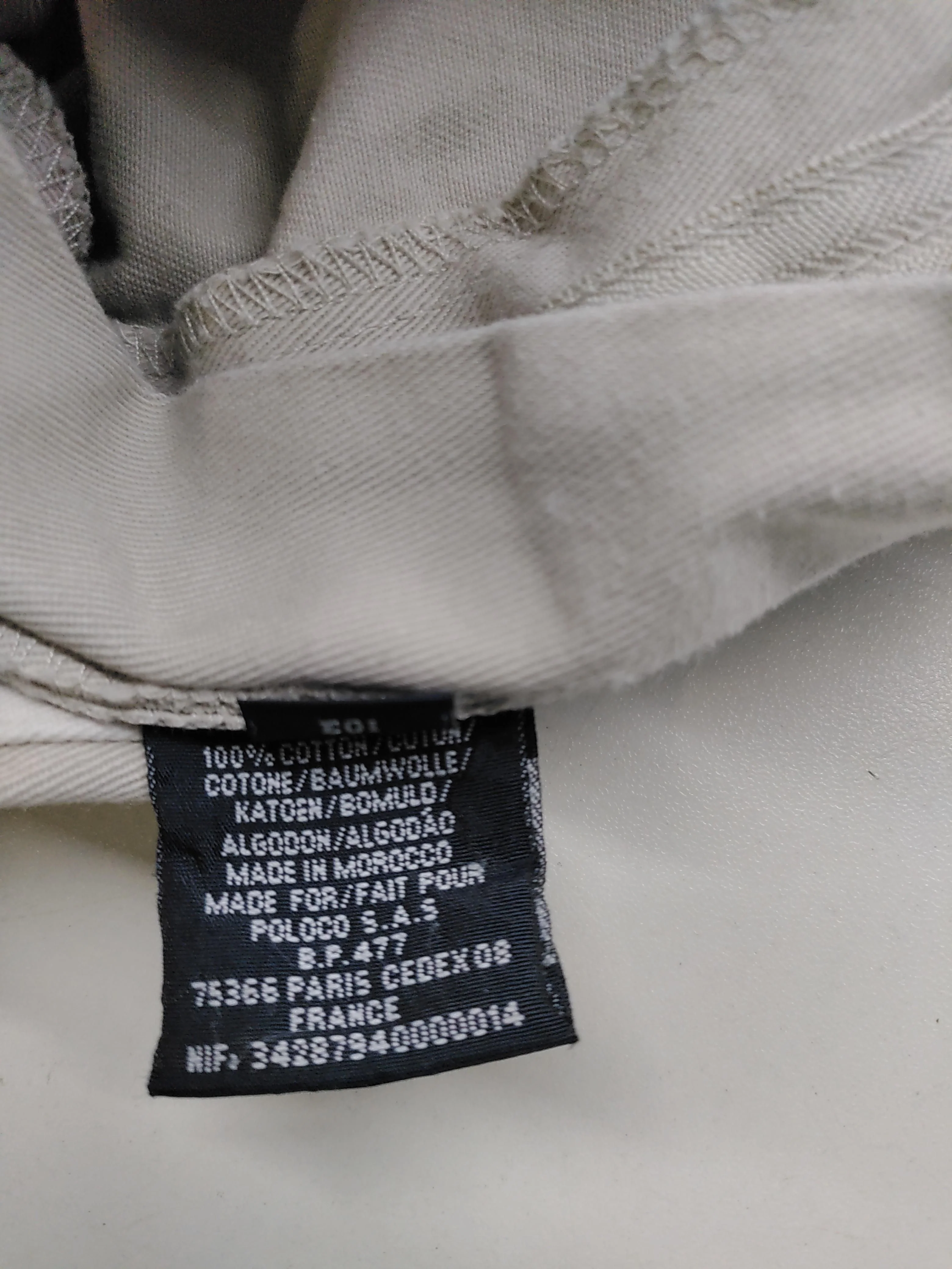 Ralph Lauren Men's Trousers L Cream 100% Cotton Straight Chino - Image 6