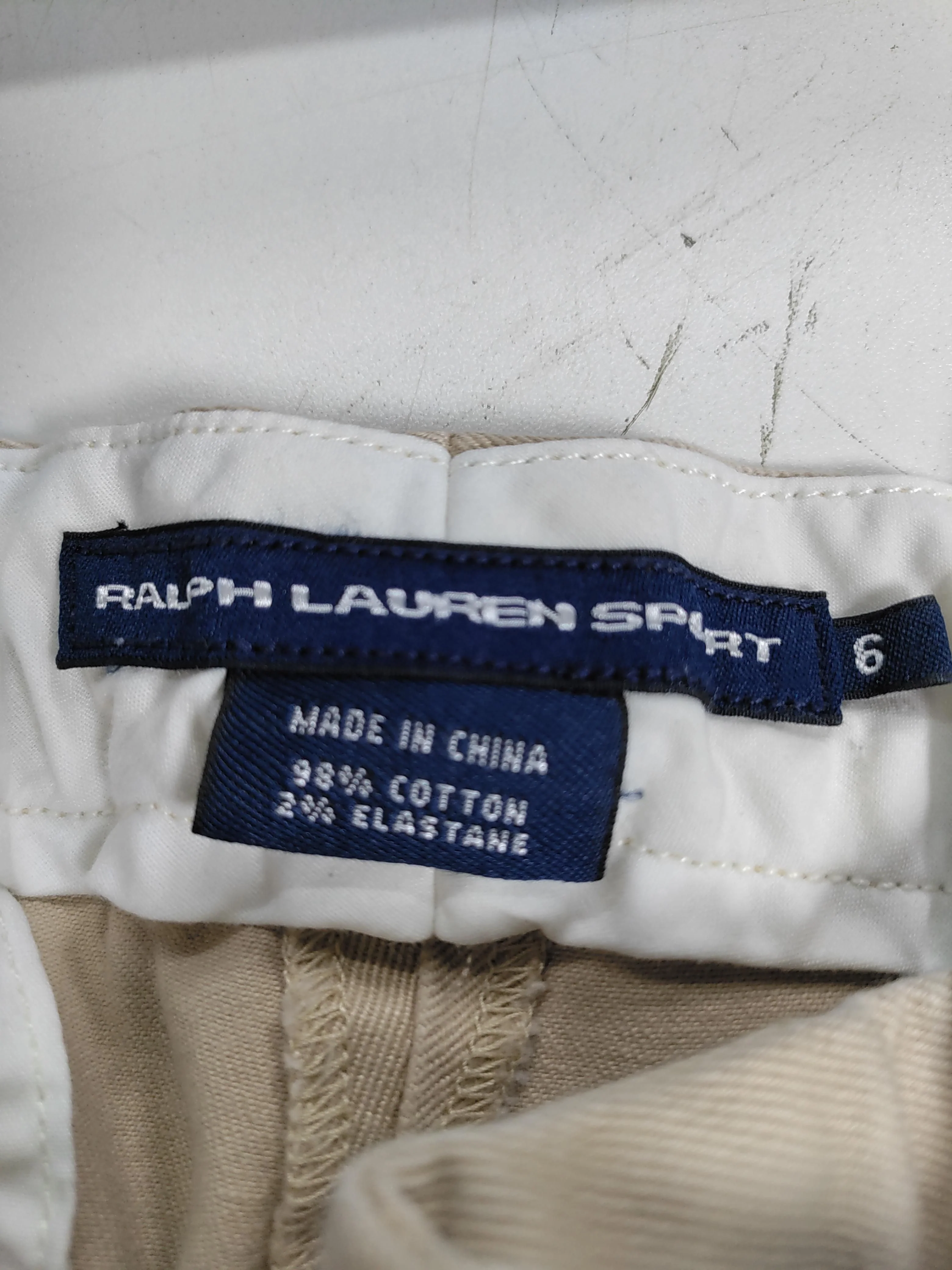 Ralph Lauren Men's Trousers M Tan Cotton with Elastane Tapered Chino - Image 6