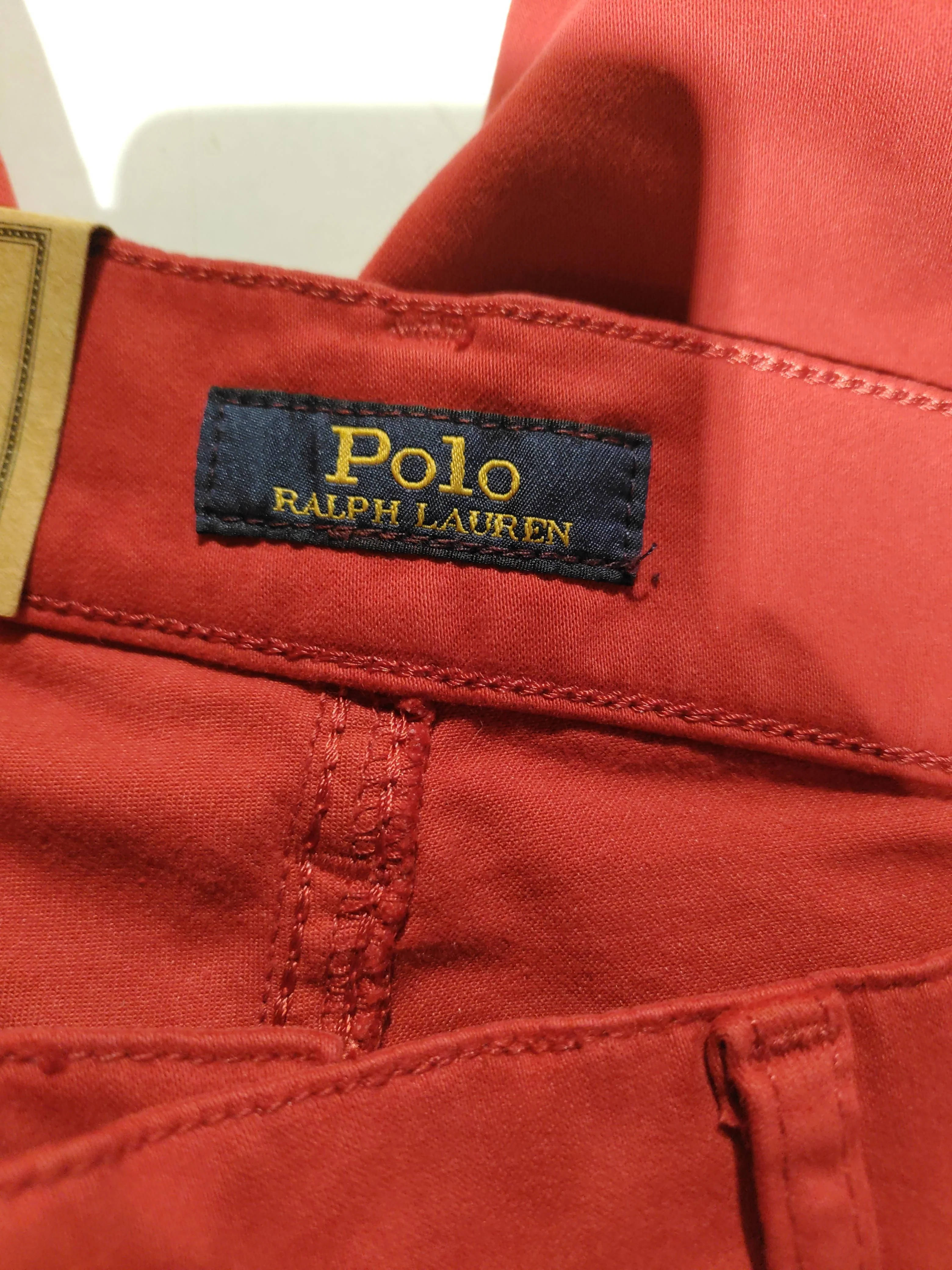 Ralph Lauren Men's Trousers W 29 in Red Cotton with Other, Elastane Chino - Image 5