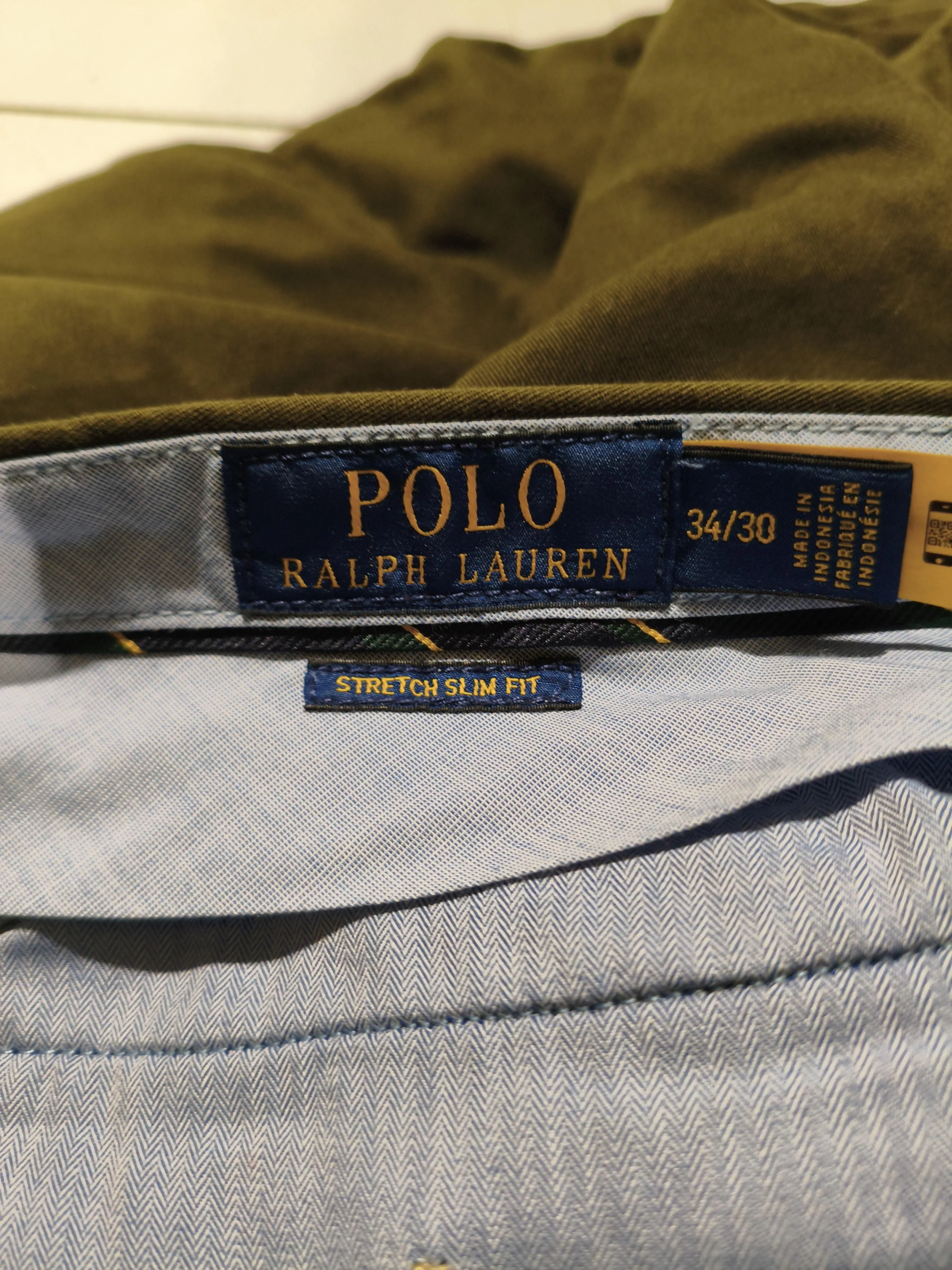 Ralph Lauren Men's Trousers W 34 in Green Cotton with Elastane Chino - Image 5