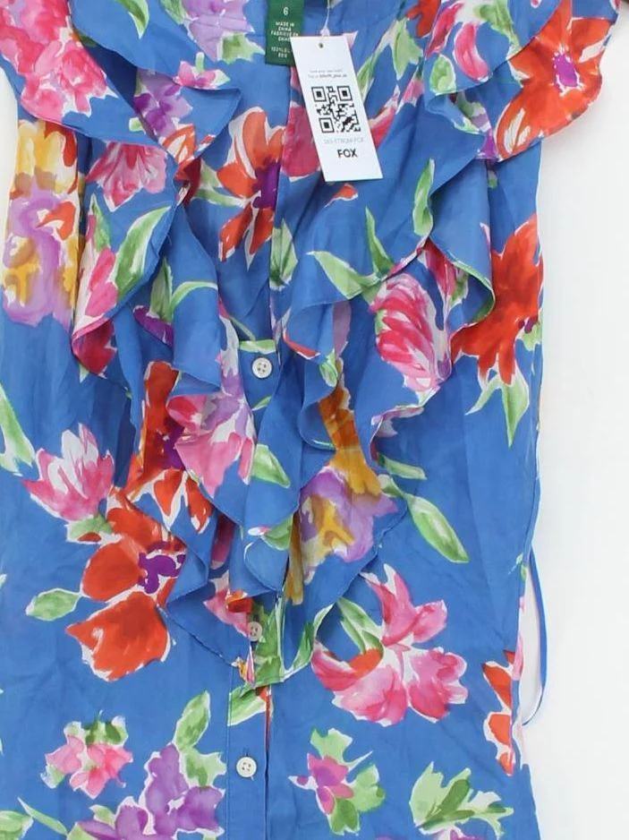 Ralph Lauren Shirt Midi Dress UK10 in Blue - Image 3