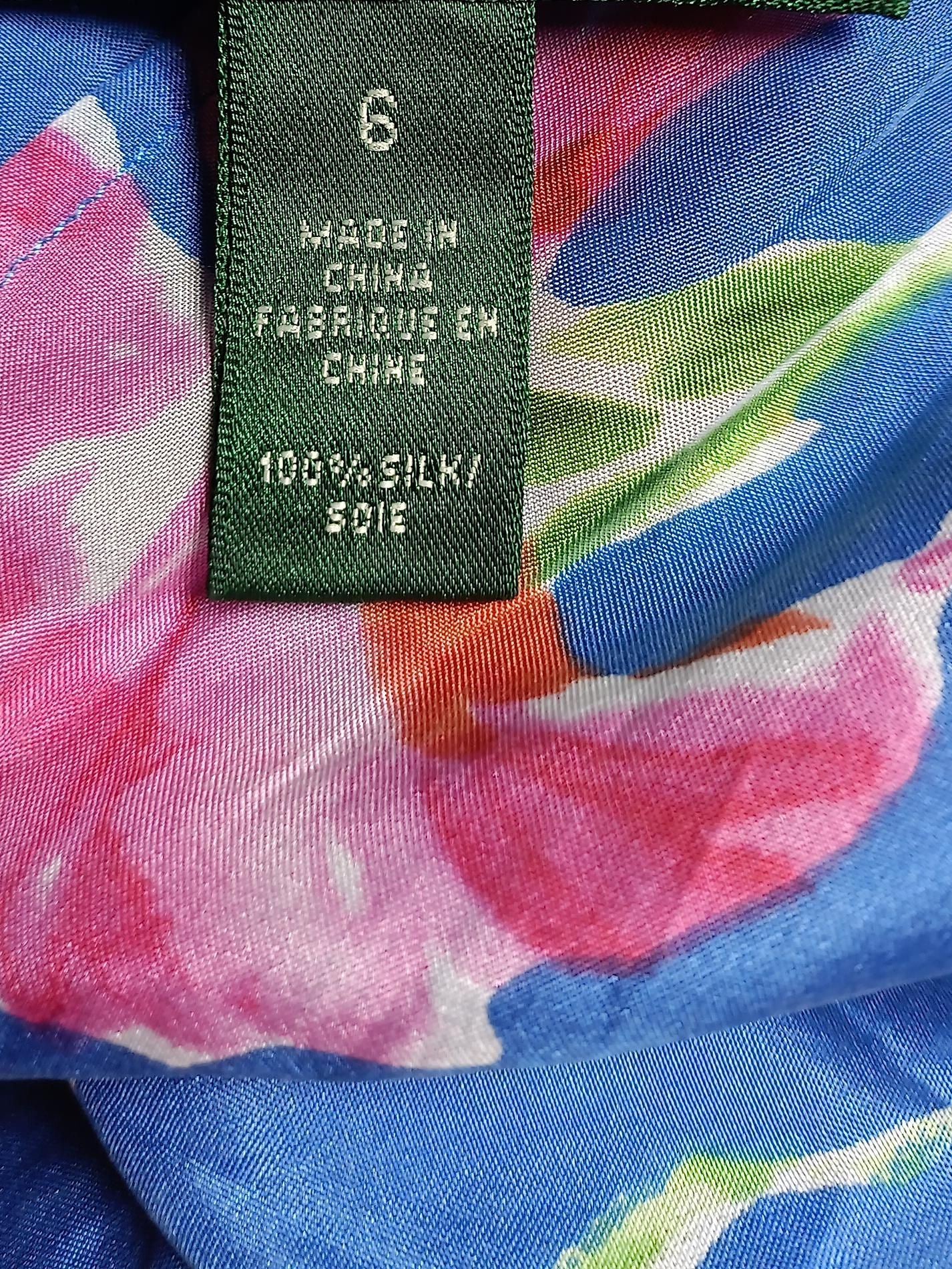 Ralph Lauren Shirt Midi Dress UK10 in Blue - Image 6