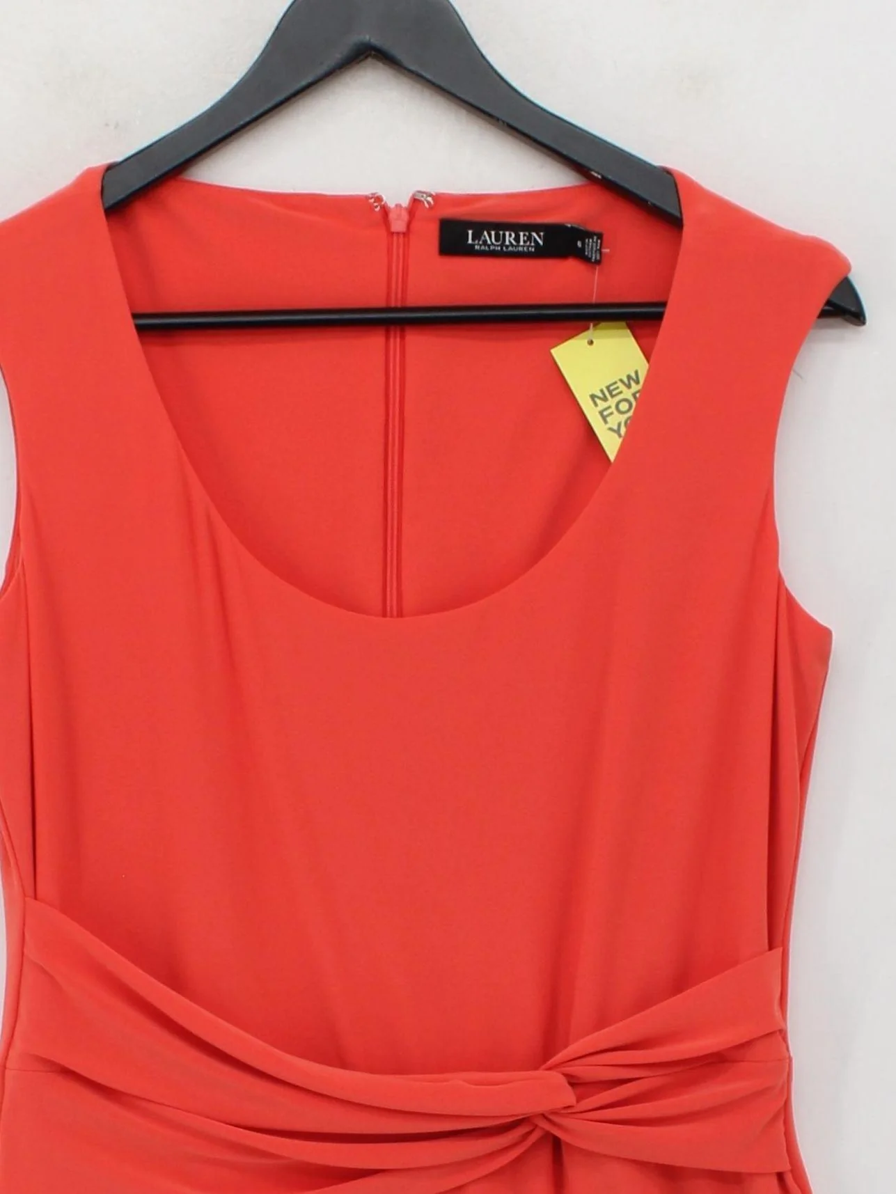 Ralph Lauren Skater Midi Dress in Orange - Image 3