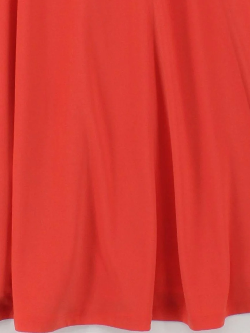 Ralph Lauren Skater Midi Dress in Orange - Image 4
