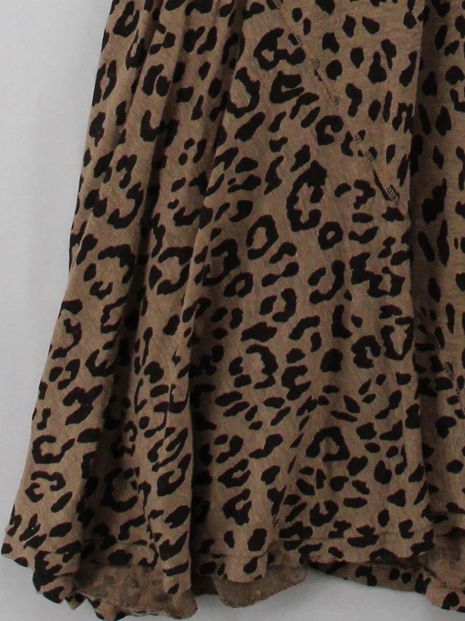 Ralph Lauren T-Shirt Midi Dress M in Brown - Image 4