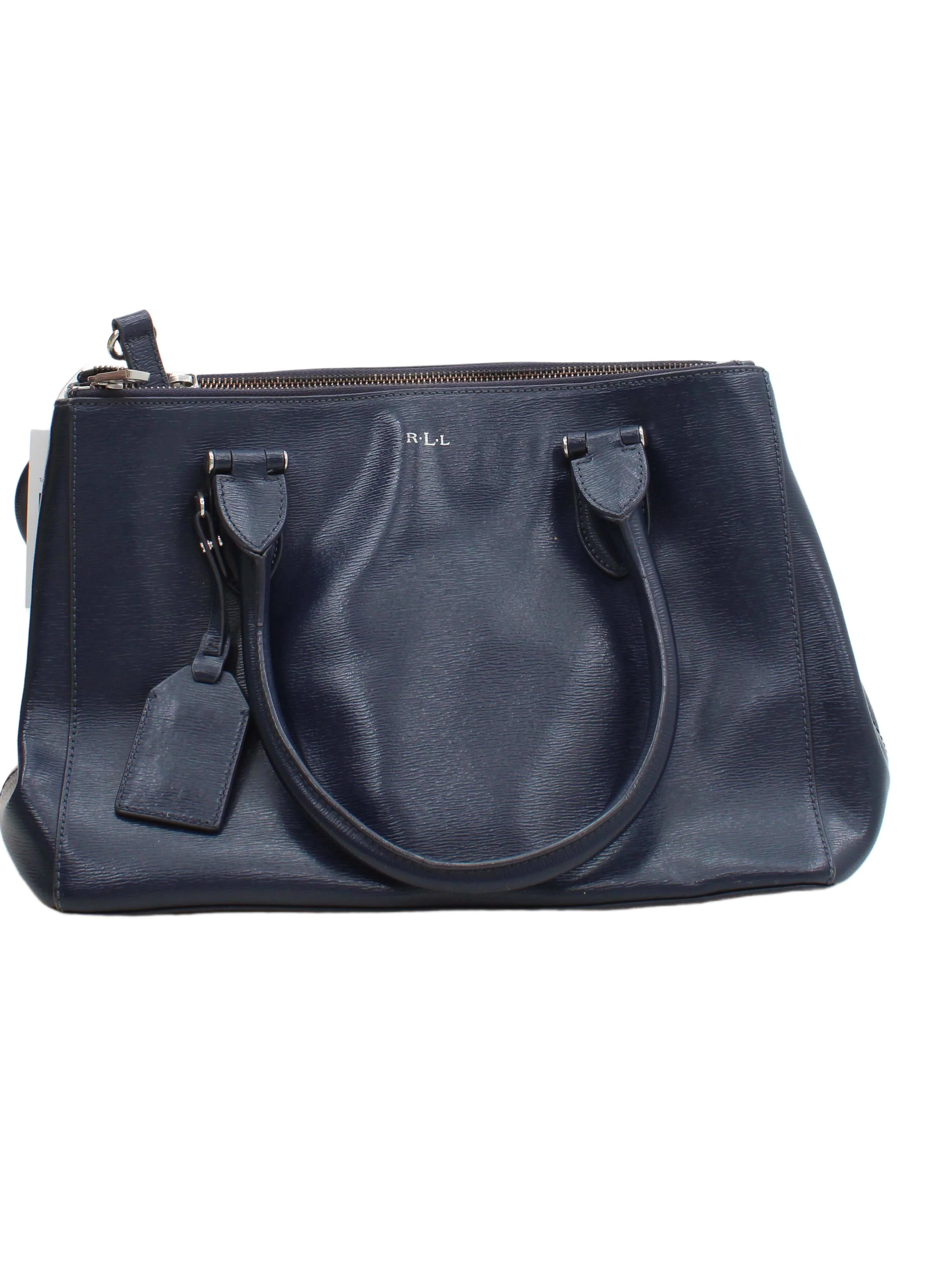 Ralph Lauren Women's Bag Blue 100% Leather Shoulder Bag