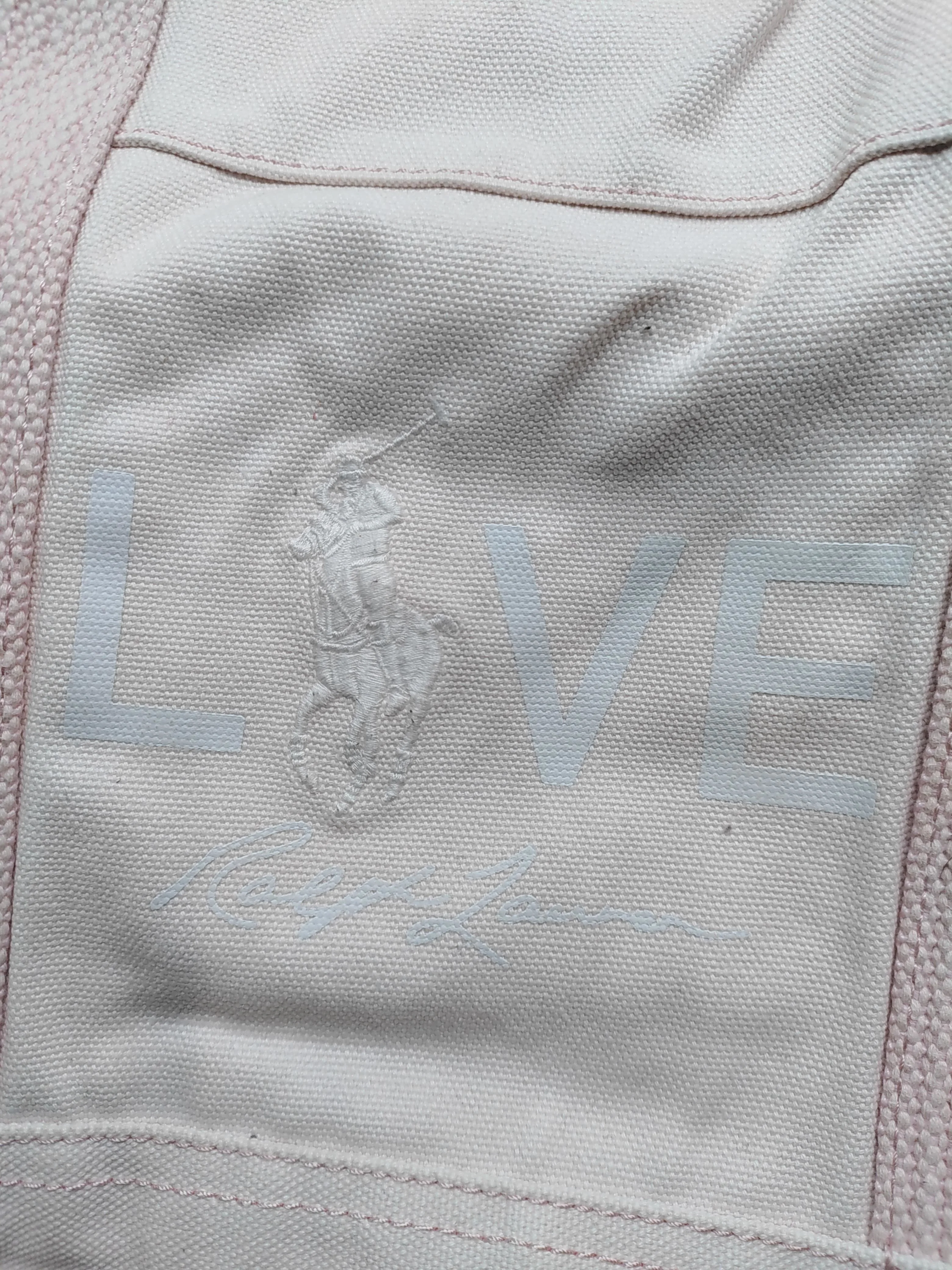 Ralph Lauren Women's Bag Cream 100% Cotton Tote - Image 6