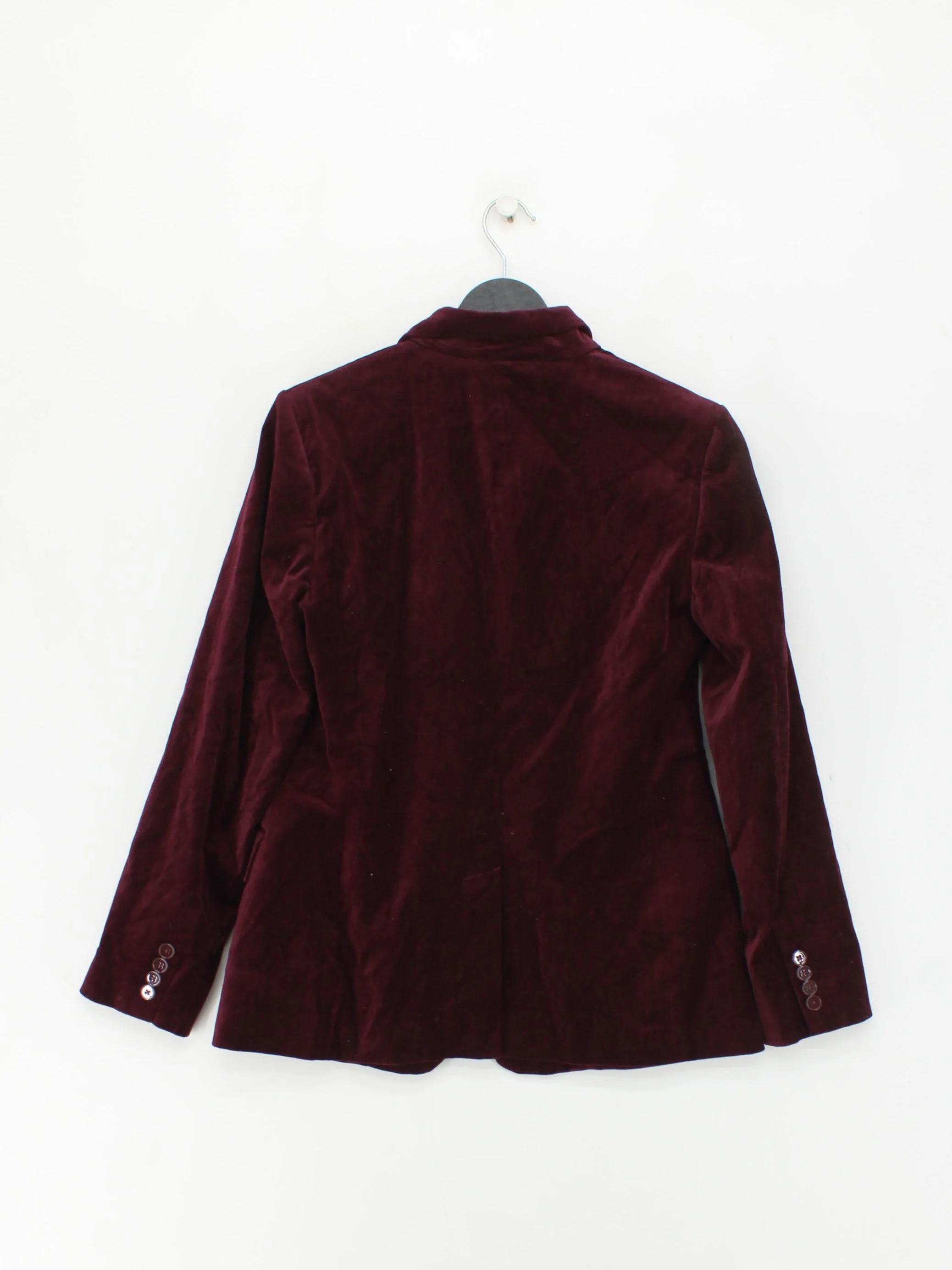 Ralph Lauren Women's Blazer UK 10 Red Cotton with Elastane, Polyester Overcoat - Image 2