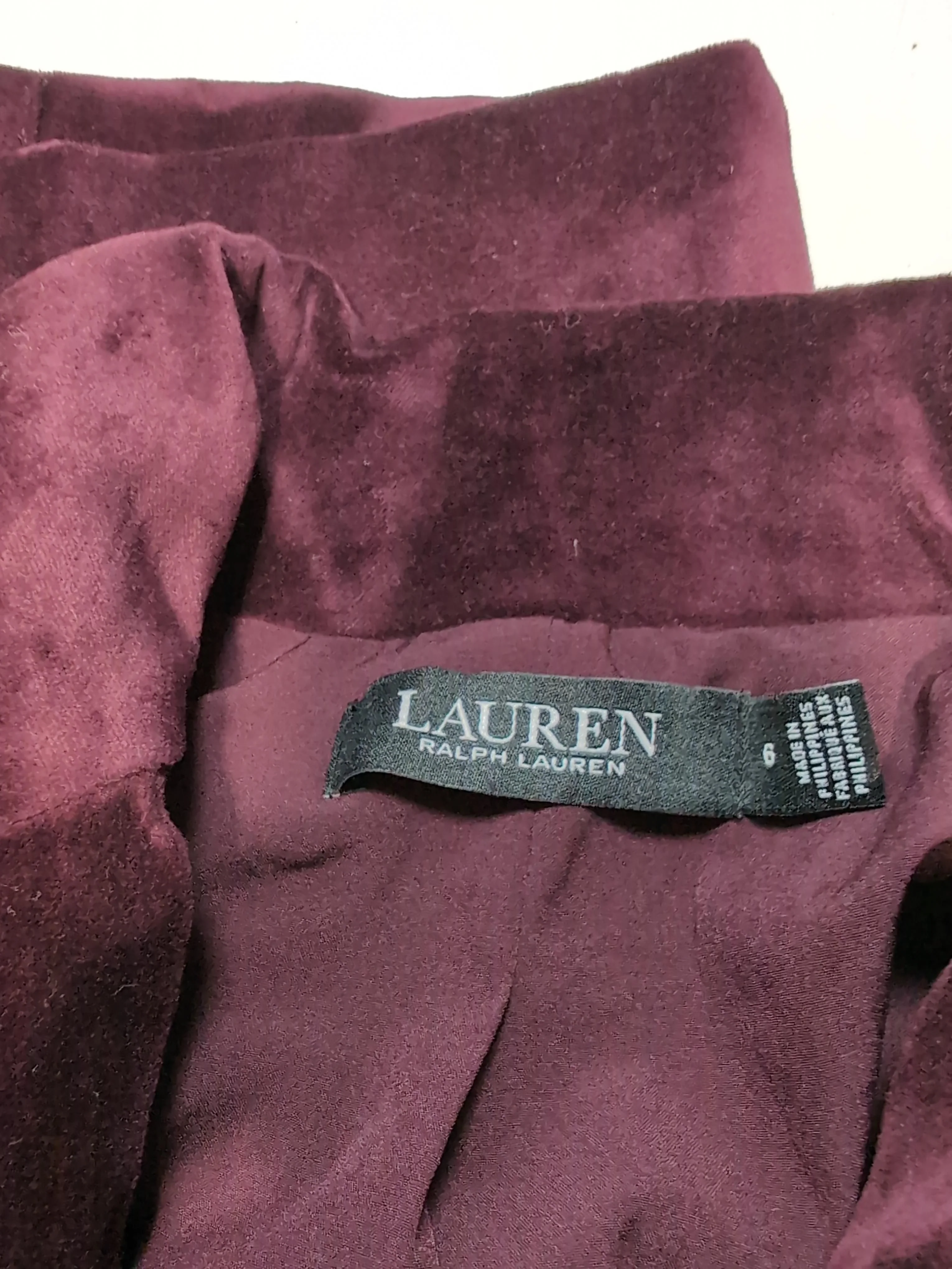 Ralph Lauren Women's Blazer UK 10 Red Cotton with Elastane, Polyester Overcoat - Image 5