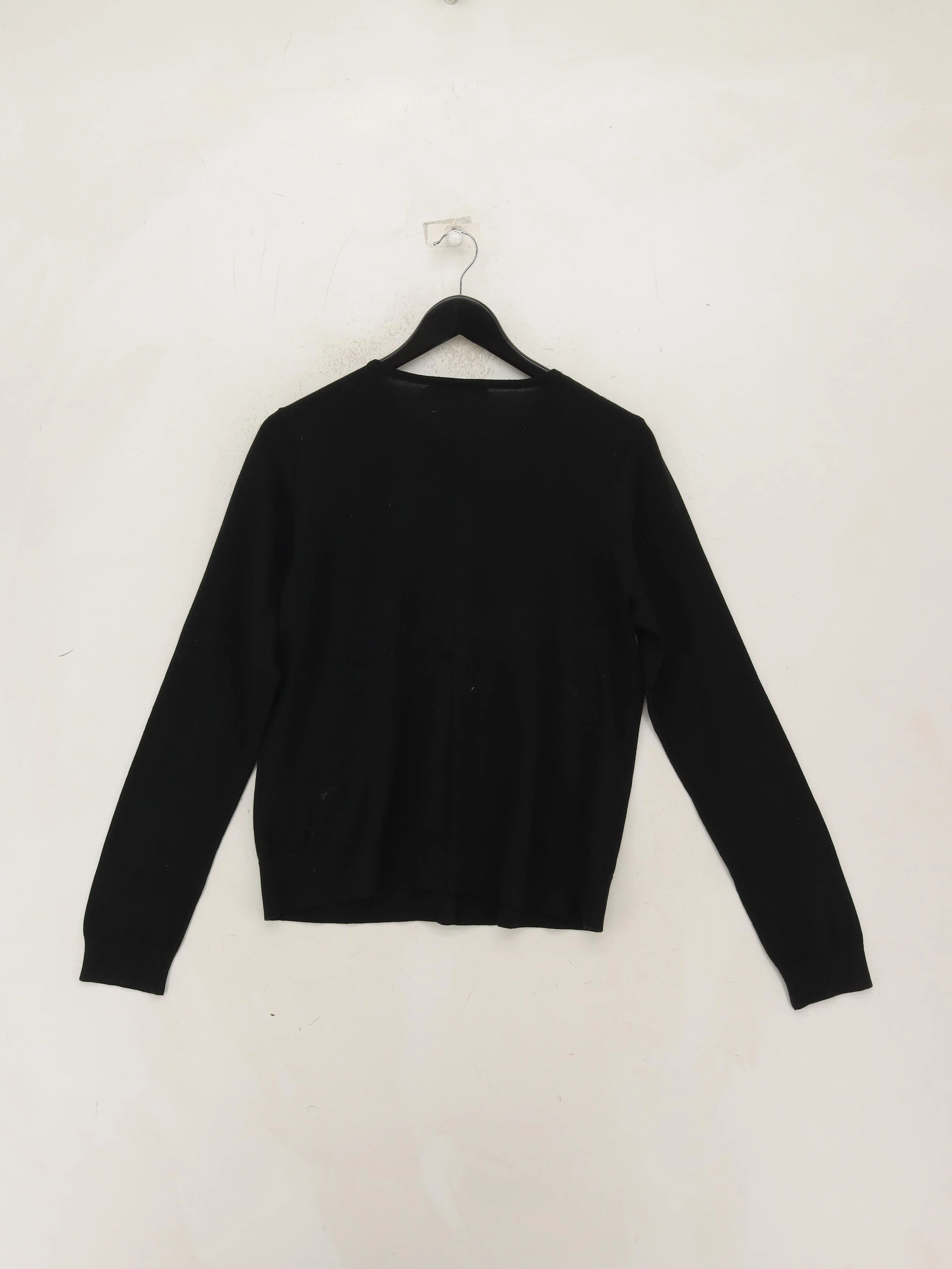Ralph Lauren Women's Cardigan L Black 100% Cotton Round Neck Cardigan - Image 2