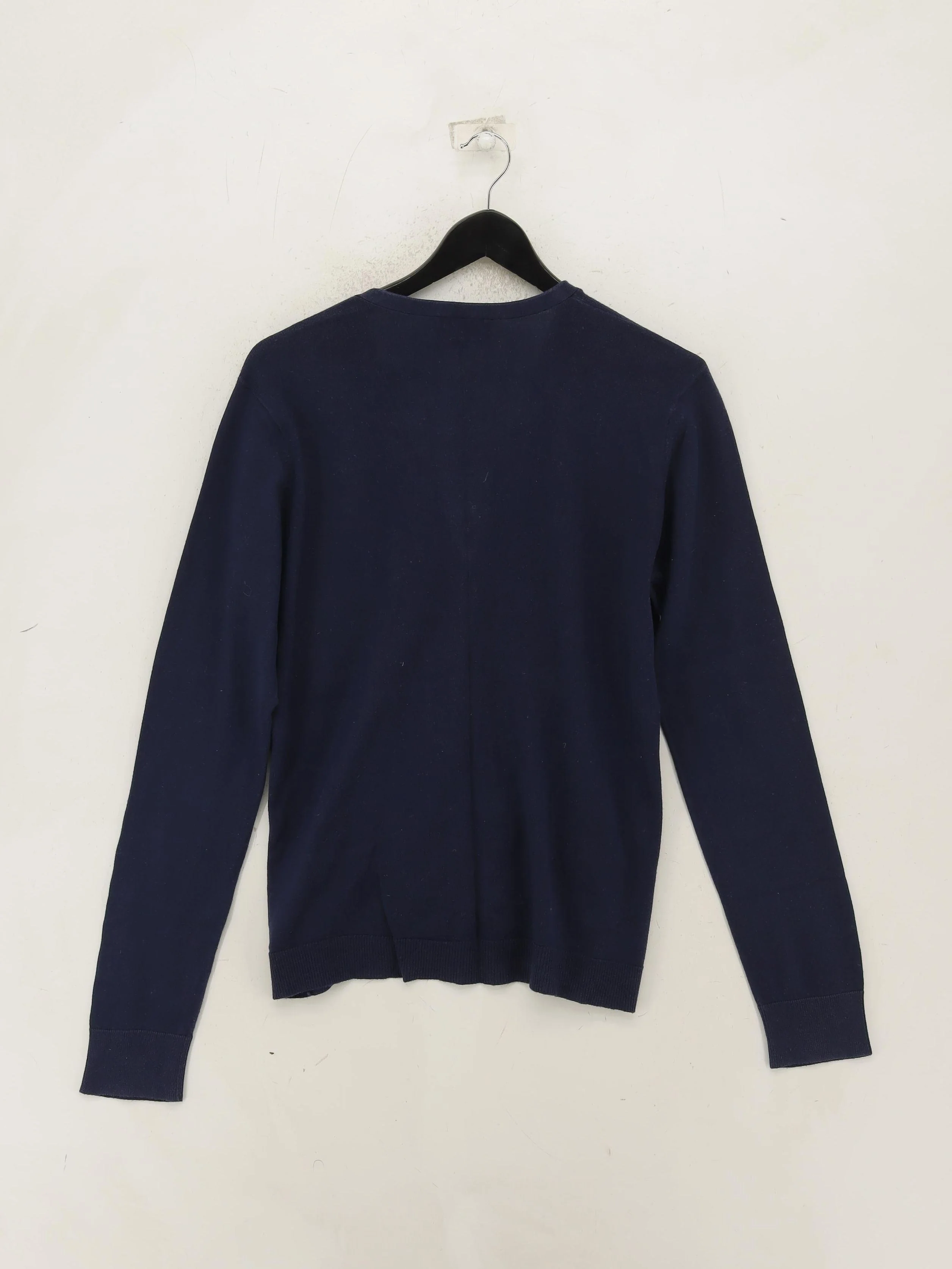 Ralph Lauren Women's Cardigan L Blue 100% Cotton V-Neck Cardigan - Image 2