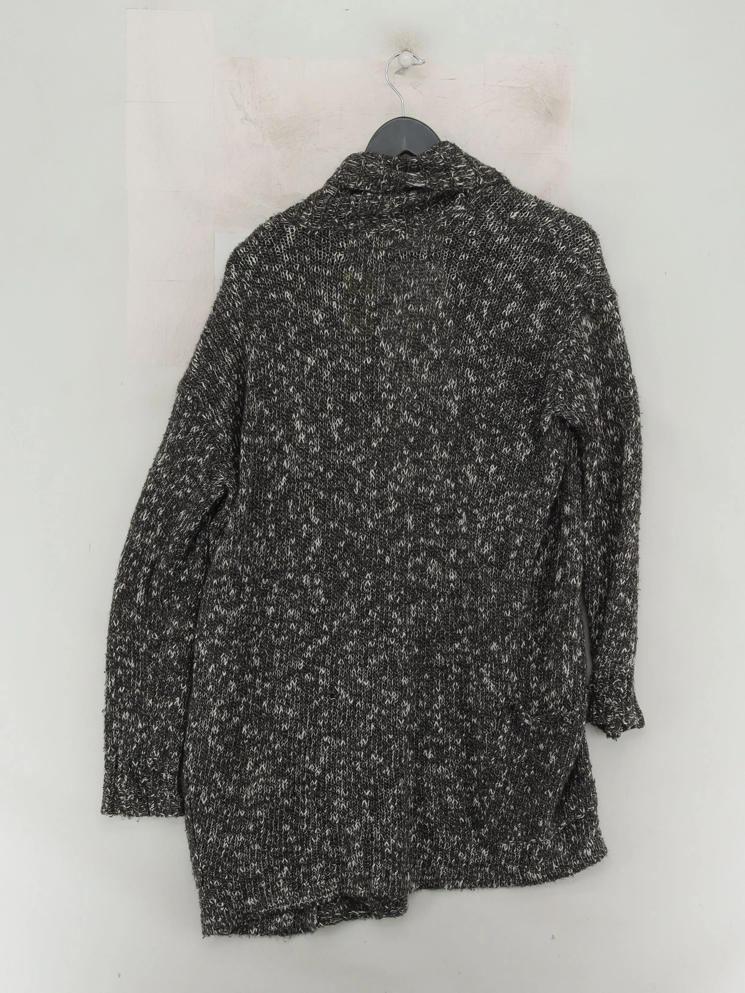 Ralph Lauren Women's Cardigan S Grey Cotton with Acrylic V-Neck Cardigan - Image 2