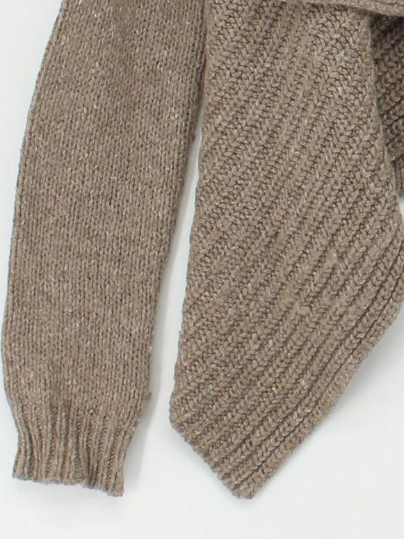 Ralph Lauren Women's Cardigan S Tan Wool with Acrylic, Nylon, Other Cardigan - Image 4
