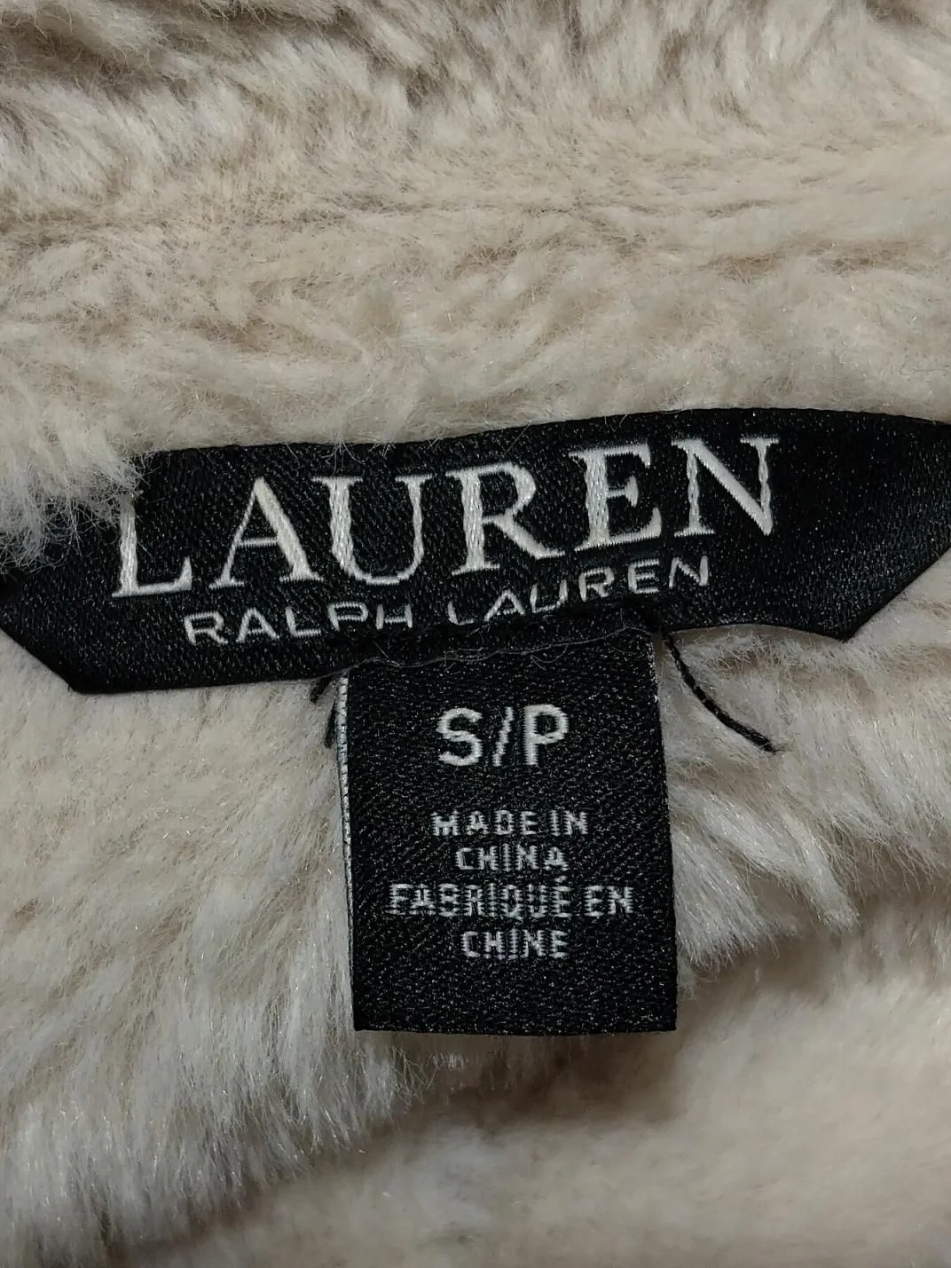 Ralph Lauren Women's Coat S Cream 100% Polyester Overcoat - Image 6