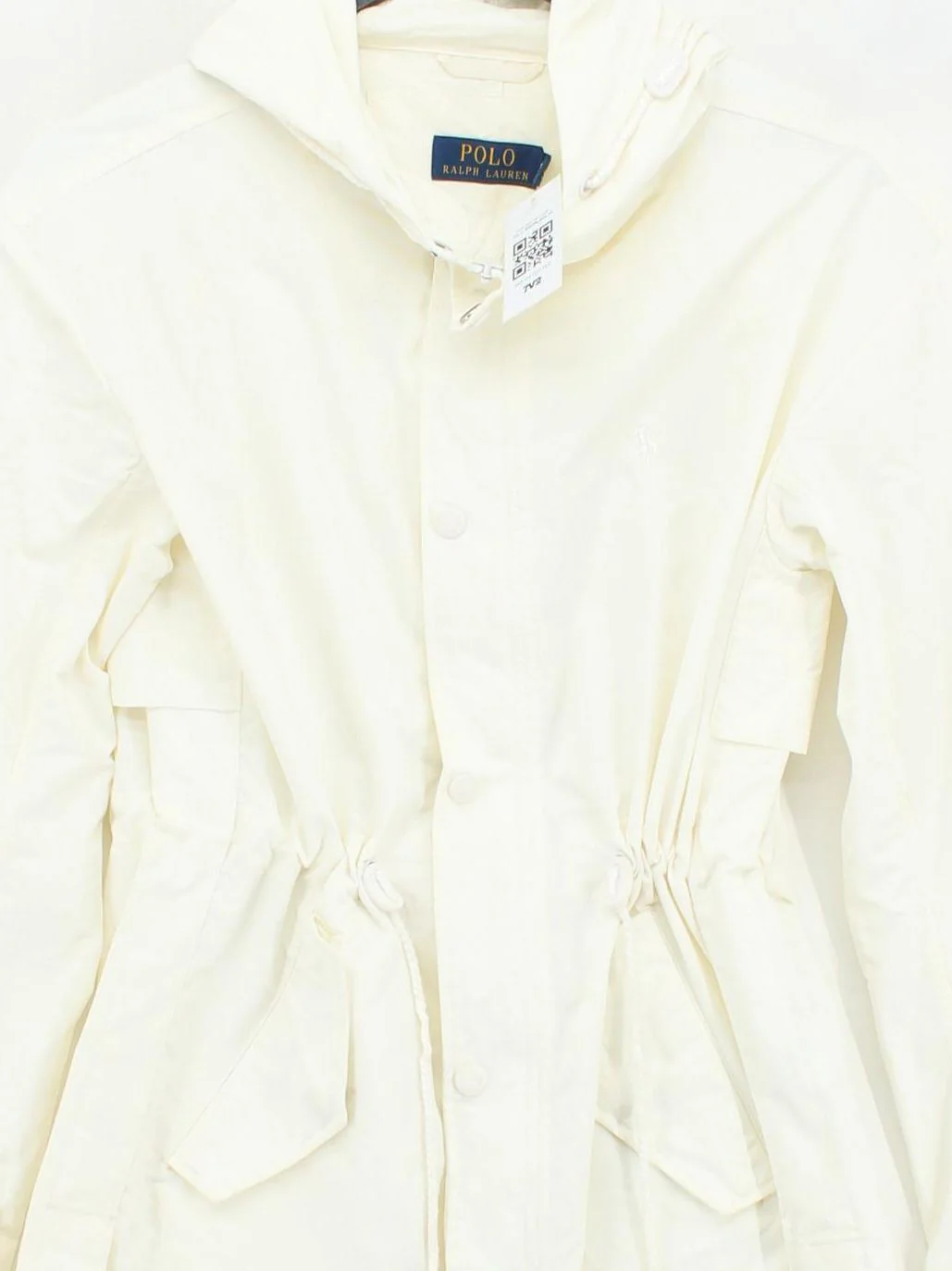 Ralph Lauren Women's Coat XXS Cream 100% Nylon Anorak - Image 3