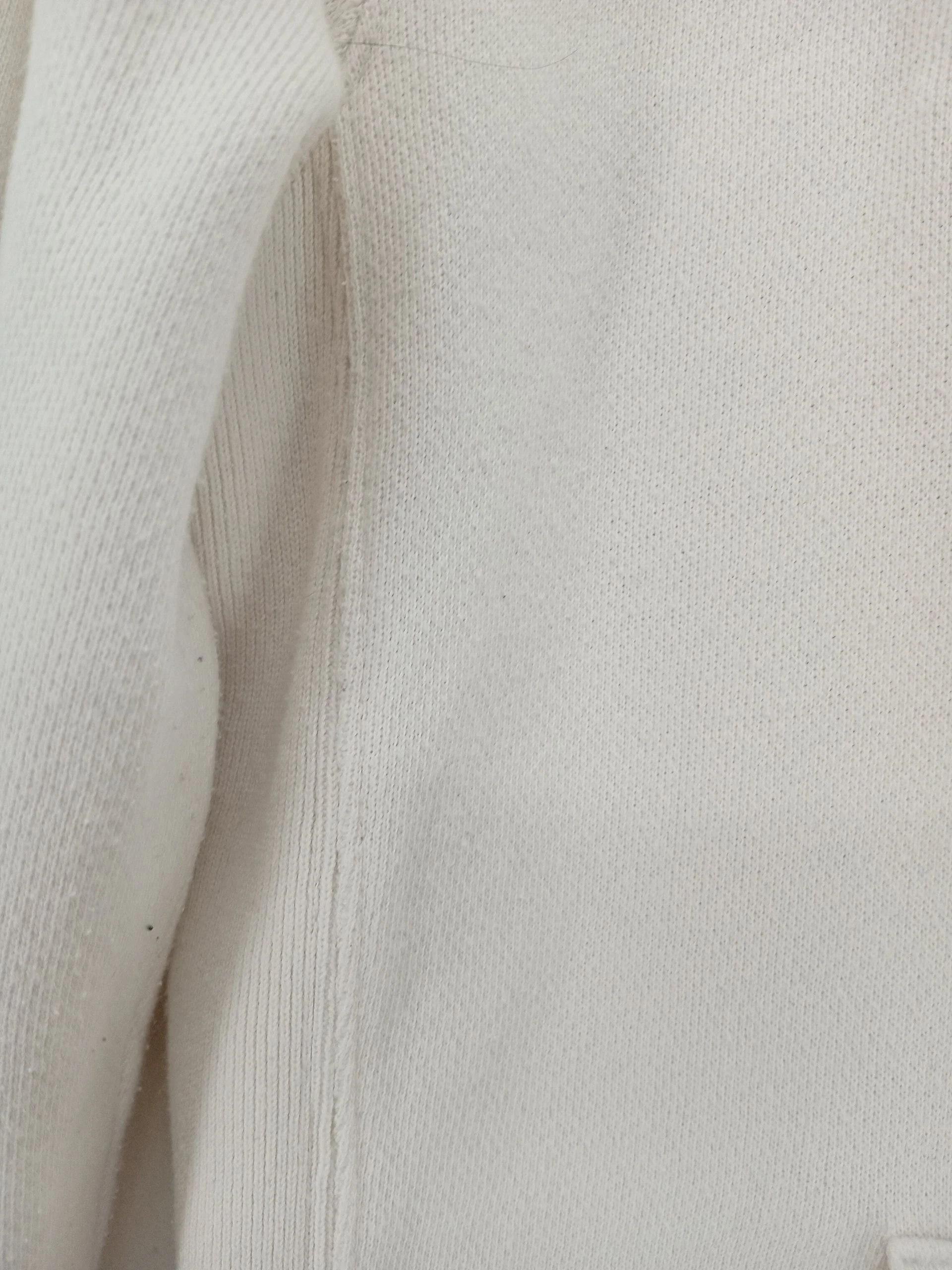 Ralph Lauren Women's Hoodie L Cream Cotton with Acrylic Pullover - Image 5