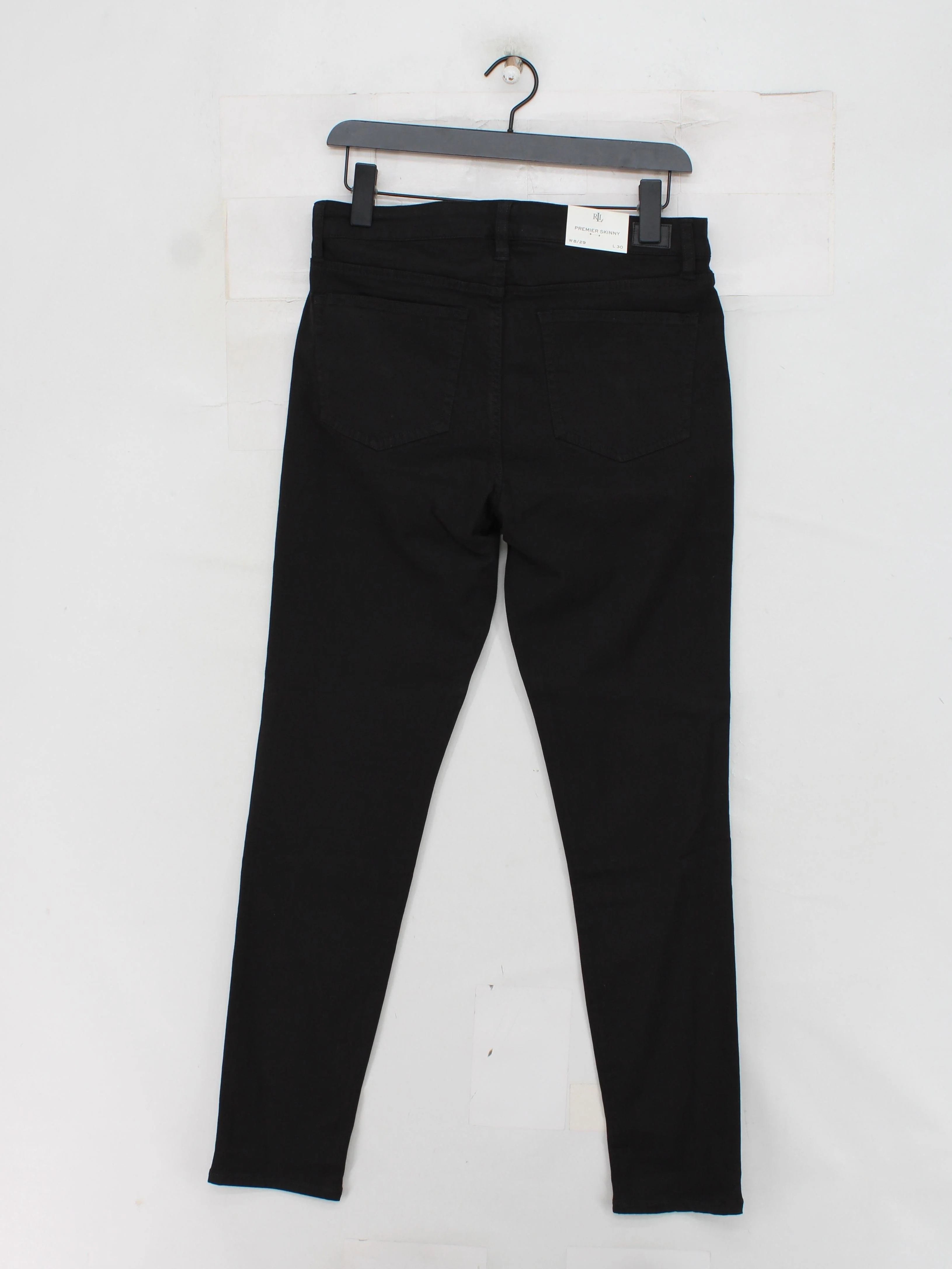 Ralph Lauren Women's Jeans W 29 in Black 100% Other Skinny - Image 2