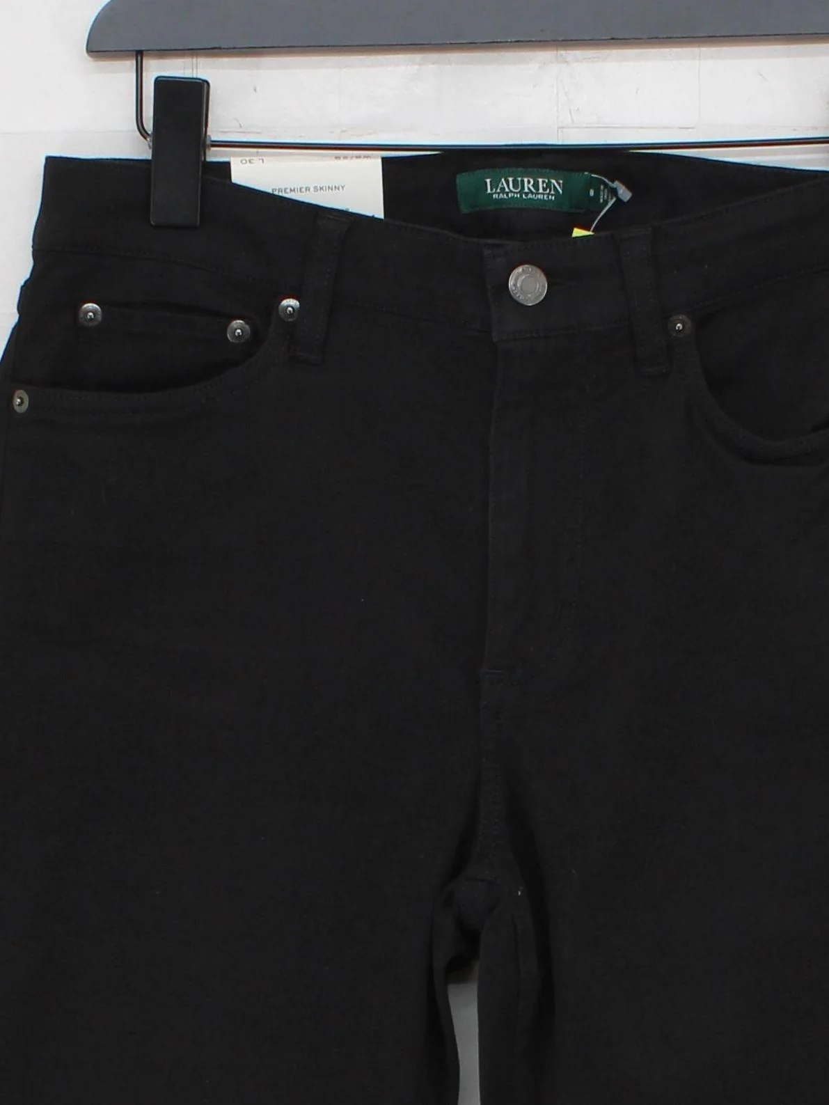 Ralph Lauren Women's Jeans W 29 in Black 100% Other Skinny - Image 3