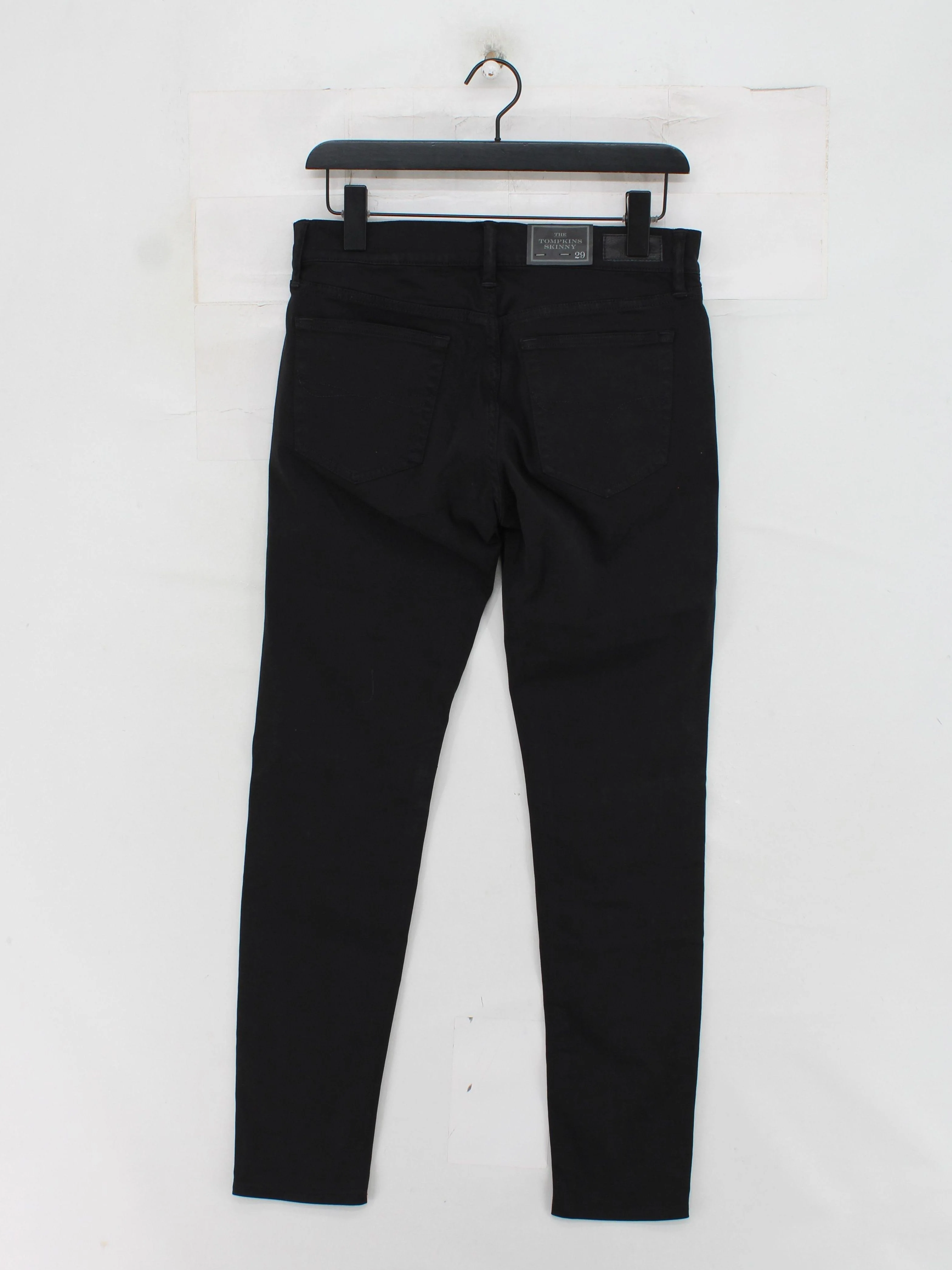 Ralph Lauren Women's Jeans W 29 in Black Cotton with Elastane Skinny - Image 2