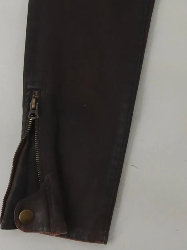 Ralph Lauren Women's Jeans W 29 in Brown Cotton with Polyester, Elastane Skinny - Image 4